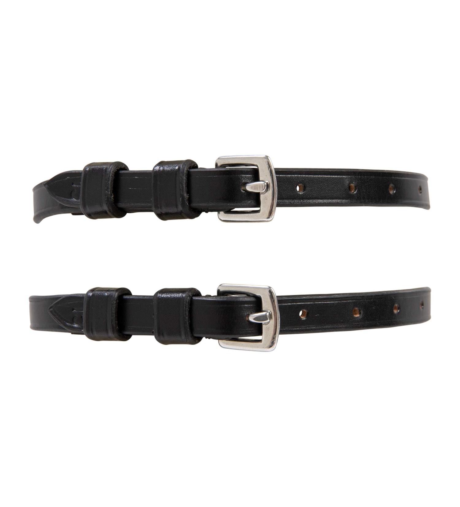 Huntley Equestrian Premium English Leather Spur Straps - 15 Black - Buy Online on GoSupps.com