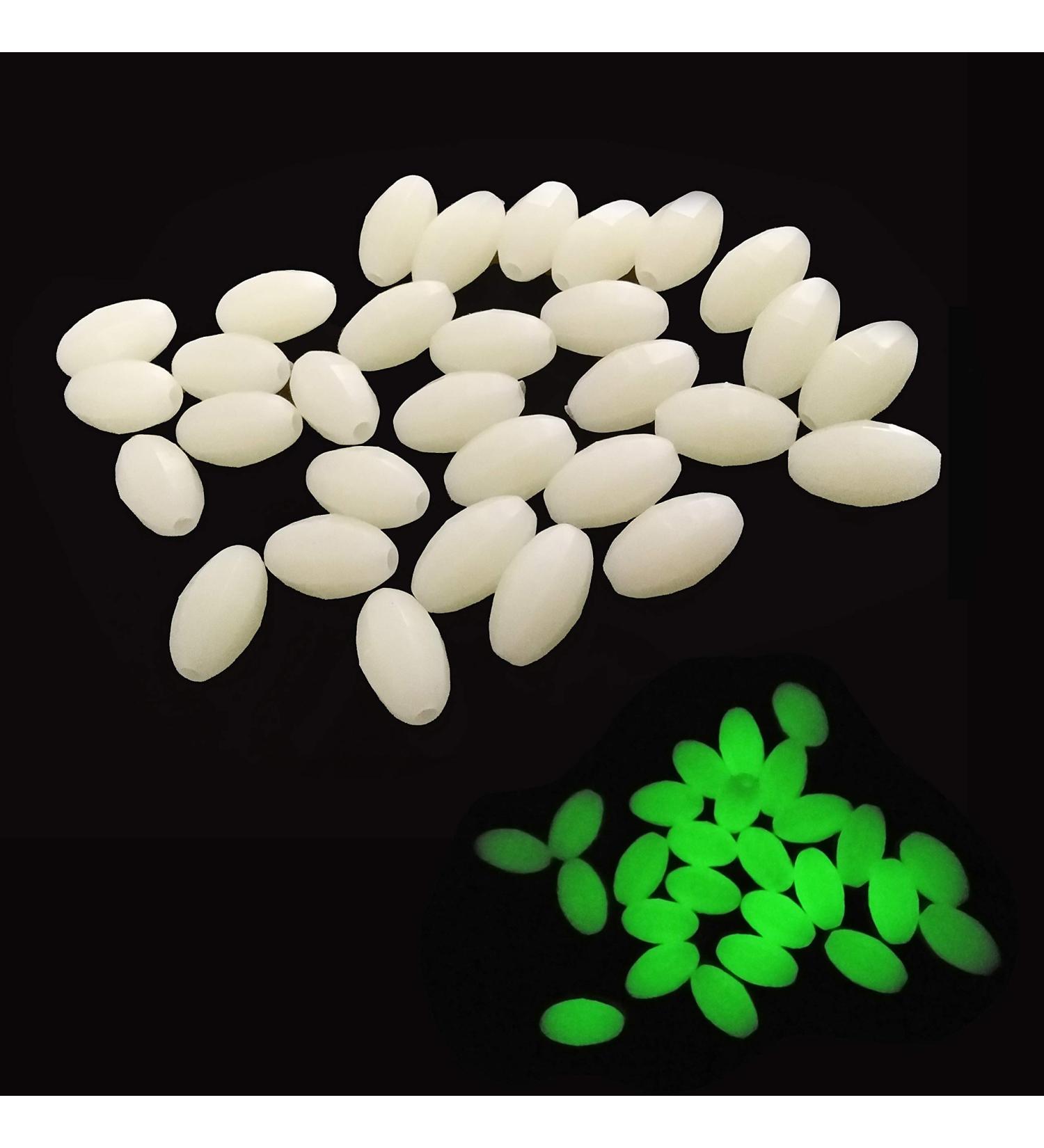 AGOOL Luminous Glow Fishing Beads - 100pcs Green Glow Fish Attractants Eggs - Fishing Rigging Tackle - Buy Online on GoSupps.com