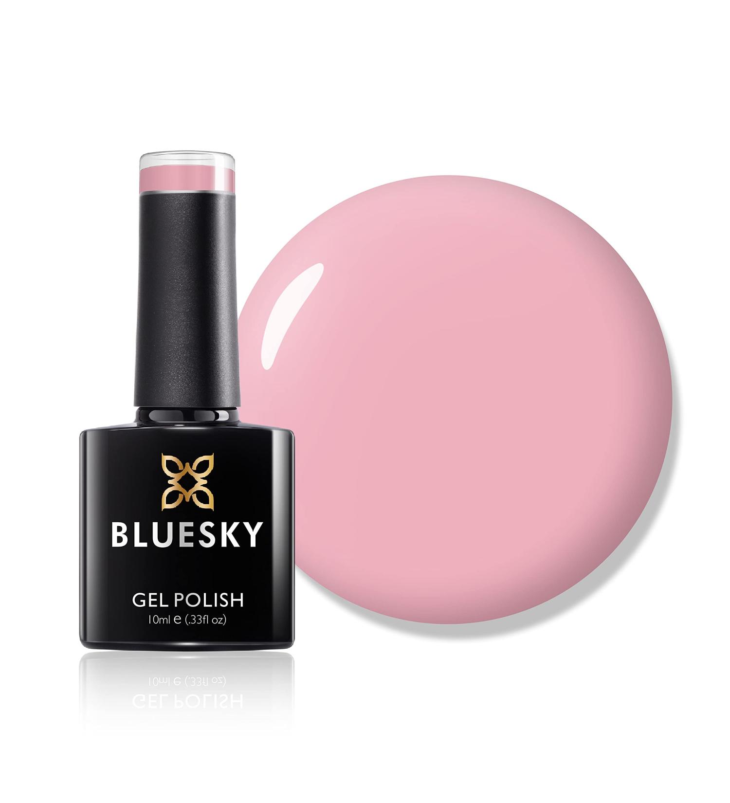 Bluesky Gel Nail Polish Blush Bunny 80562 Light Pink Rose Long Lasting Chip Resistant 10 ml (Requires Drying Under UV LED Lamp) Blush Bunny 10 ml (Pack of 1) - Buy Online on GoSupps.com