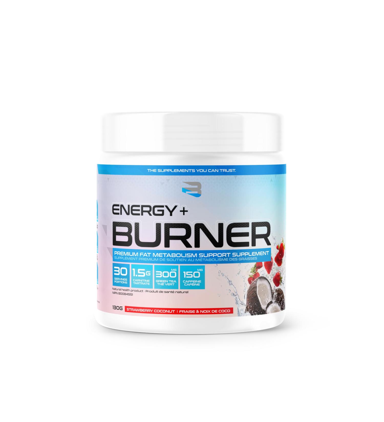 Energy+Burner Believe Supplements (Strawberry Coconut)