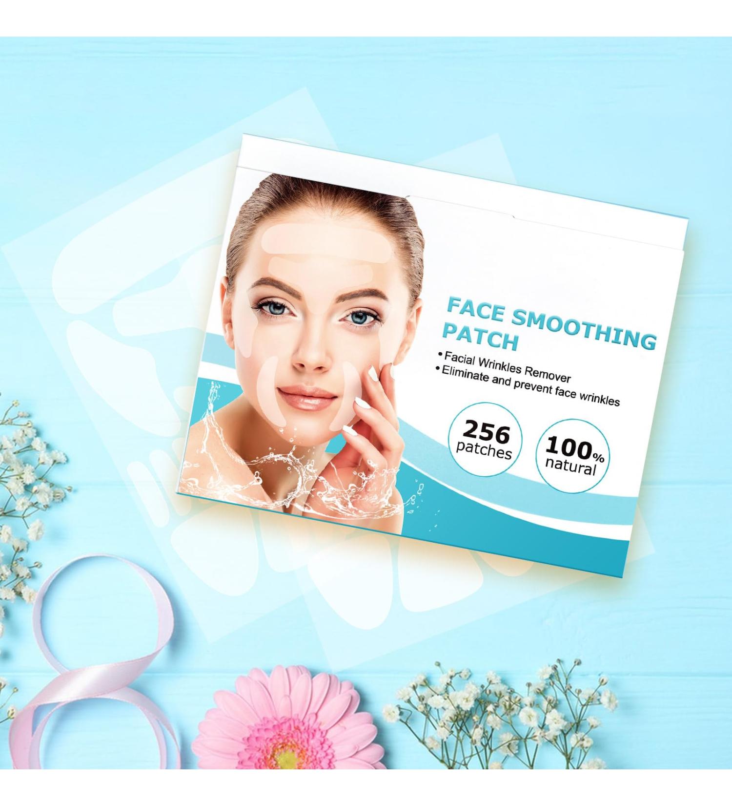 HXTMKT Forehead Wrinkle Patches Face Wrinkle Patches Reduce Wrinkles for Frown Forehead Crow Feet Eye Smile Line Face Mouth Corner Overnight Silicone Face Tape Anti Wrinkle Patch (256 ct) - Buy Online on GoSupps.com