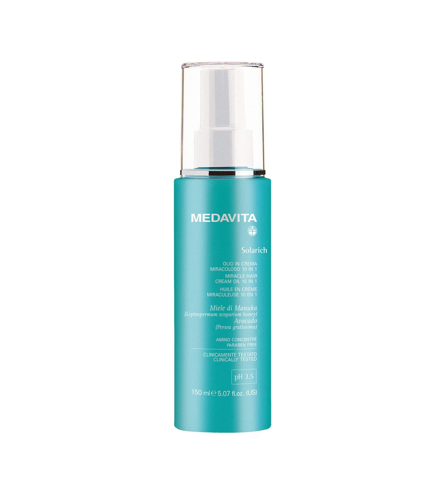 Medavita Solarich 10 in 1 Oil Cream Hair Mask - pH 3.5 | International Shipping Available - Buy Online on GoSupps.com