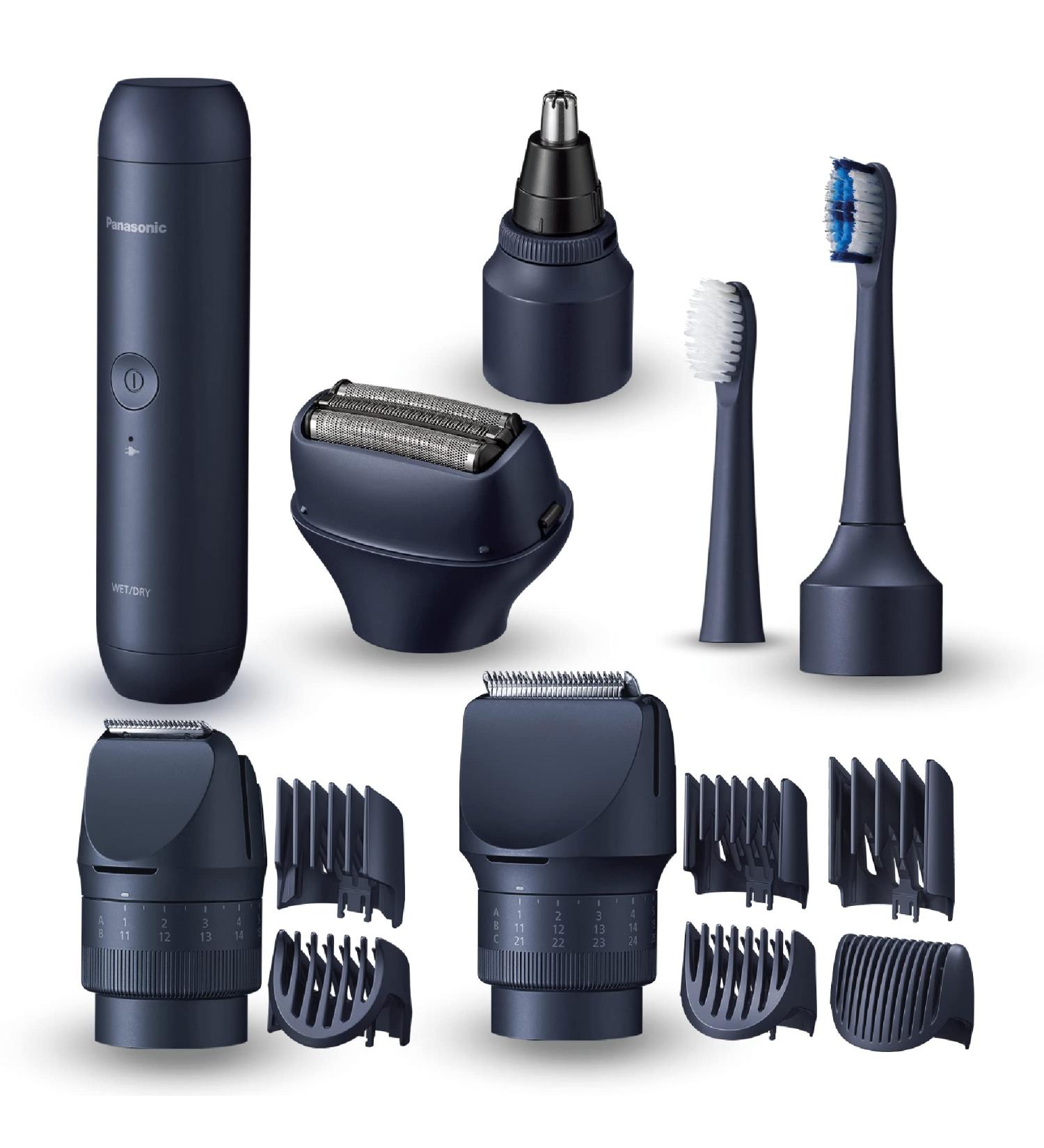 Panasonic Multishape Modular Personal Care System | 5-in-1 Trimmer & Grooming Kit | Beard Hair Body Toothbrush & Nose Trimmer | International Shipping - Buy Online on GoSupps.com