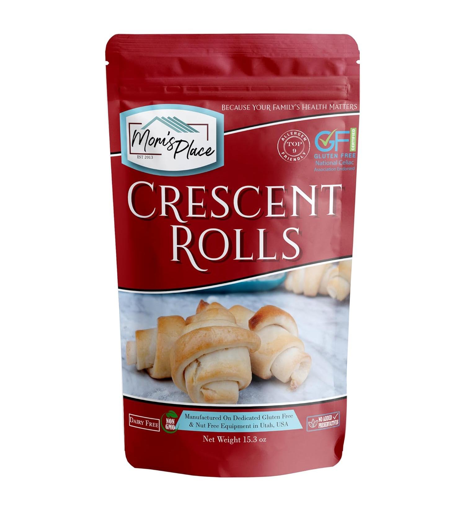 Mom's Place Gluten-Free Crescent Roll - Butter - 15.3 Oz. - Buy Online on GoSupps.com