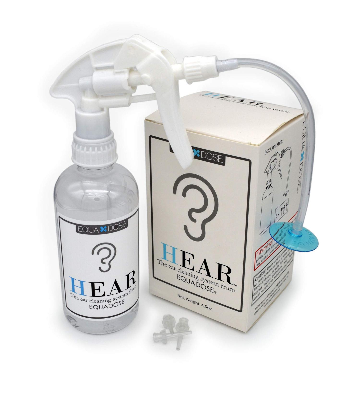 Equadose Hear Ear Wax Remover: Ear Irrigation & Cleaning Kit - Buy Online on GoSupps.com