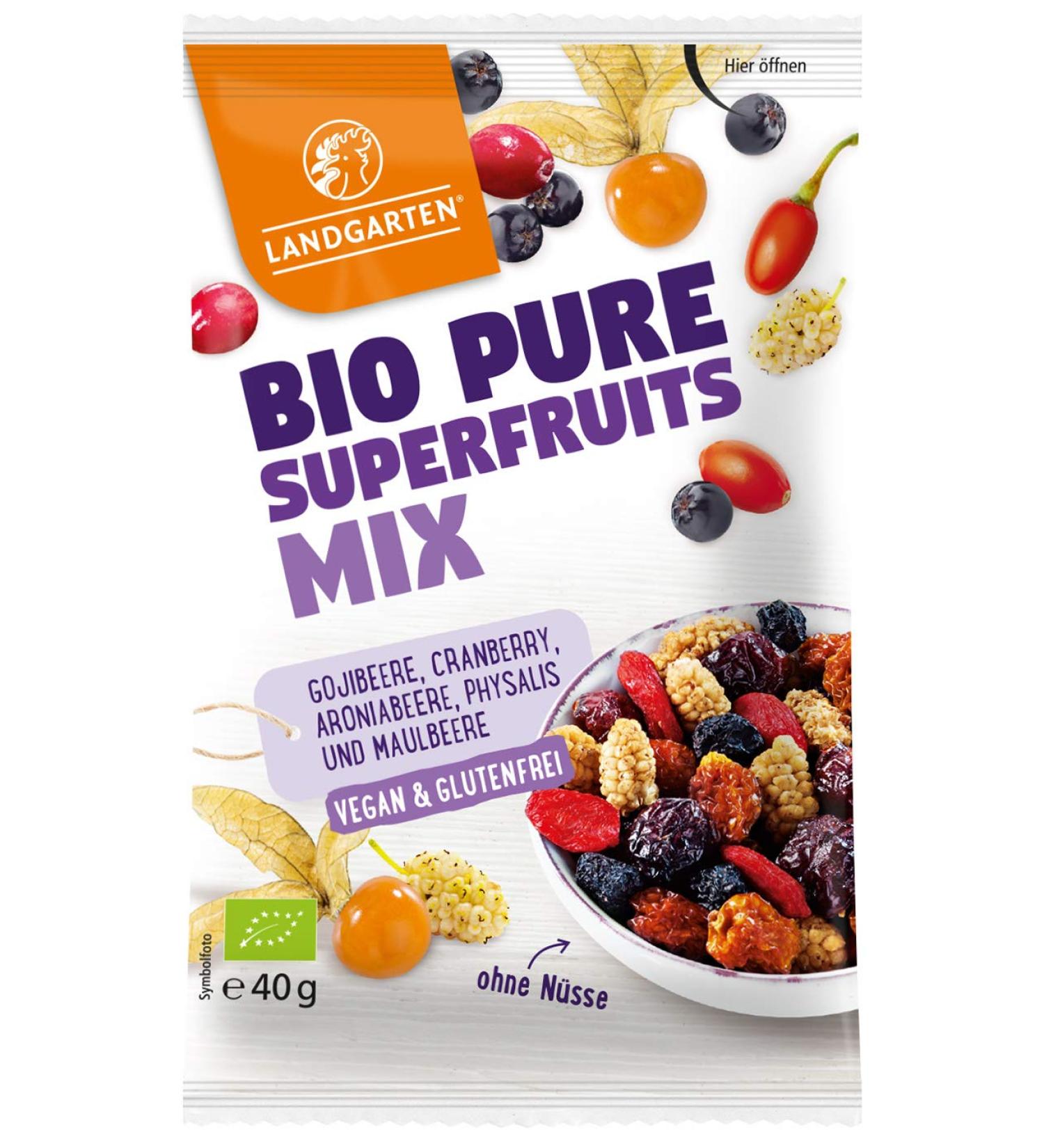 Landgarten Landgarten Bio Pure Superfruits Mix 40g