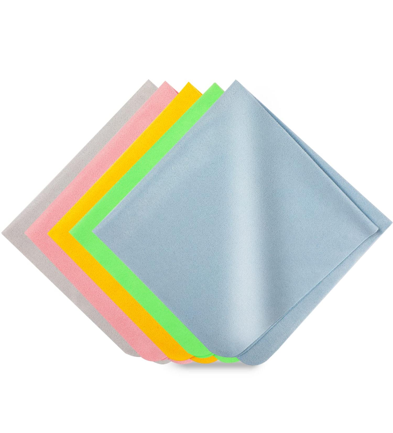 Extra Large Microfiber Cleaning Cloths - 12x12 Inch Reusable Eyeglass Cleaner for Glasses & Lenses | Ideal for Streak-Free Shine - International Shipping Available - Buy Online on GoSupps.com