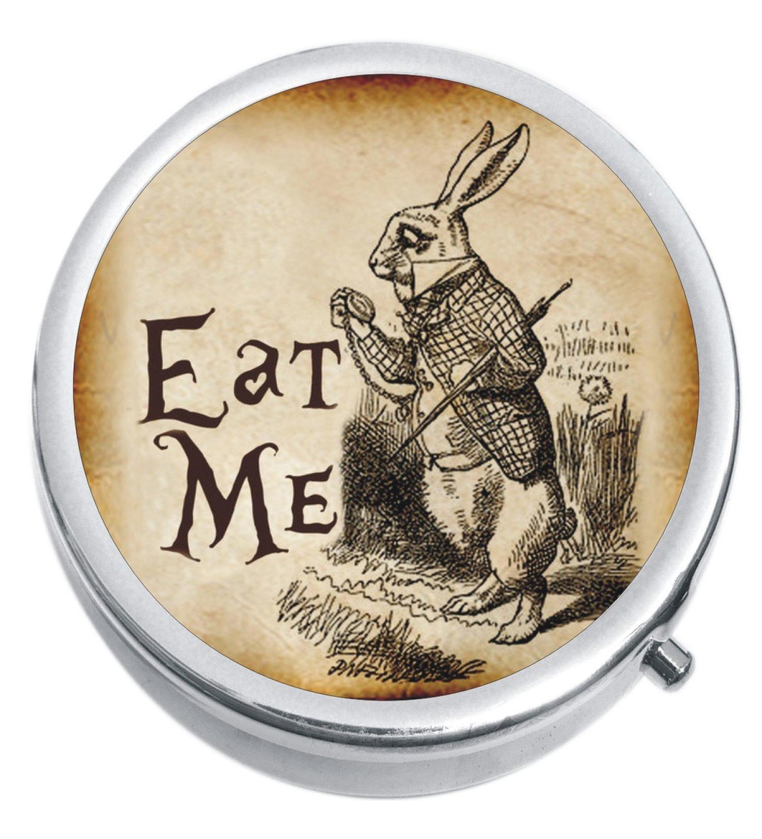Buy Eat Me Rabbit Wonderland Medicine Vitamin Pill Box | Portable & Travel-Friendly Pill Organizer for Vitamins & Medications - Buy Online on GoSupps.com