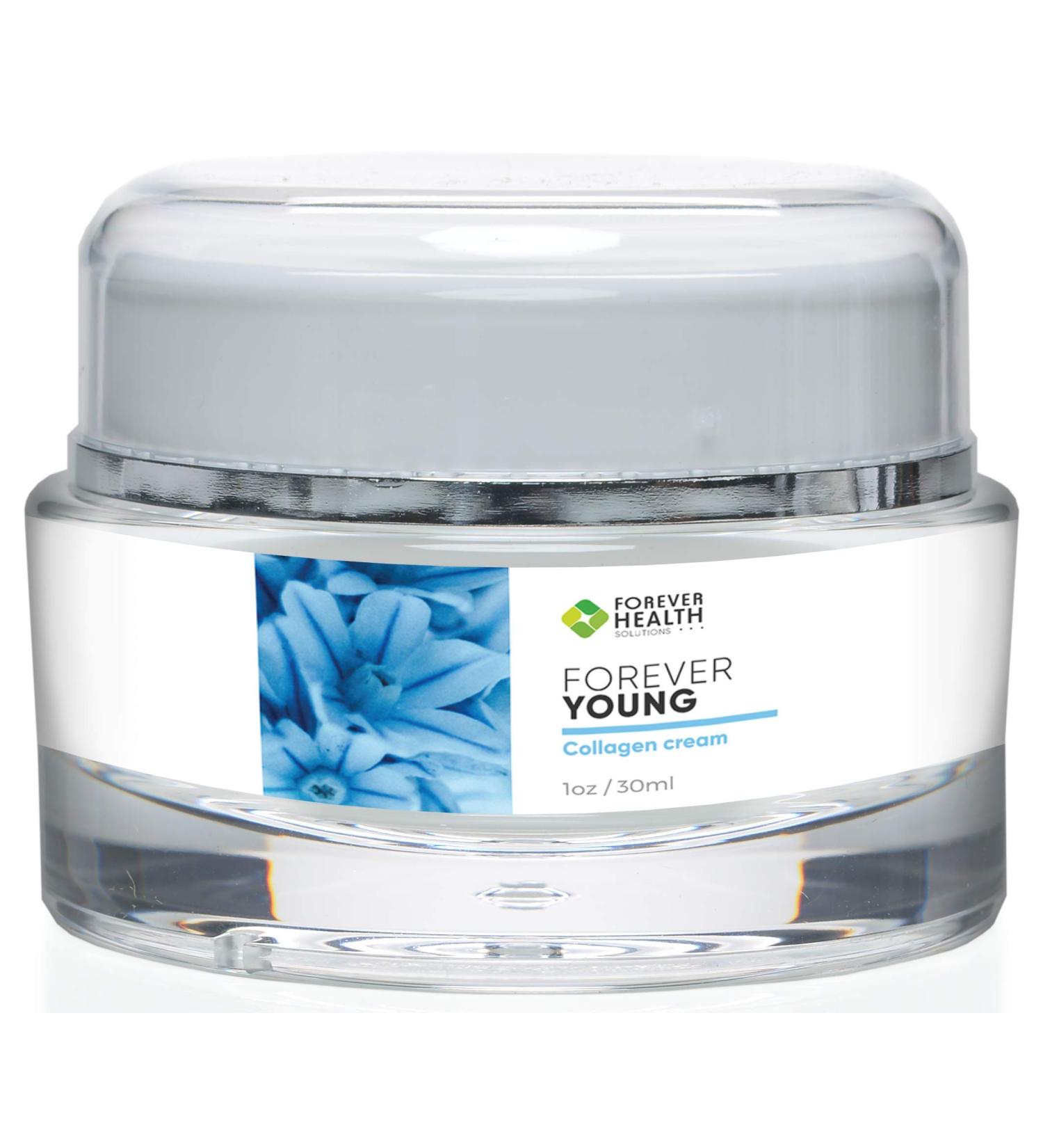Forever Health Forever Young Collagen Cream | Best Anti-Aging Face Cream for Wrinkles | Daily Moisturizer for Fine Lines & Wrinkle Repair - Buy Online on GoSupps.com