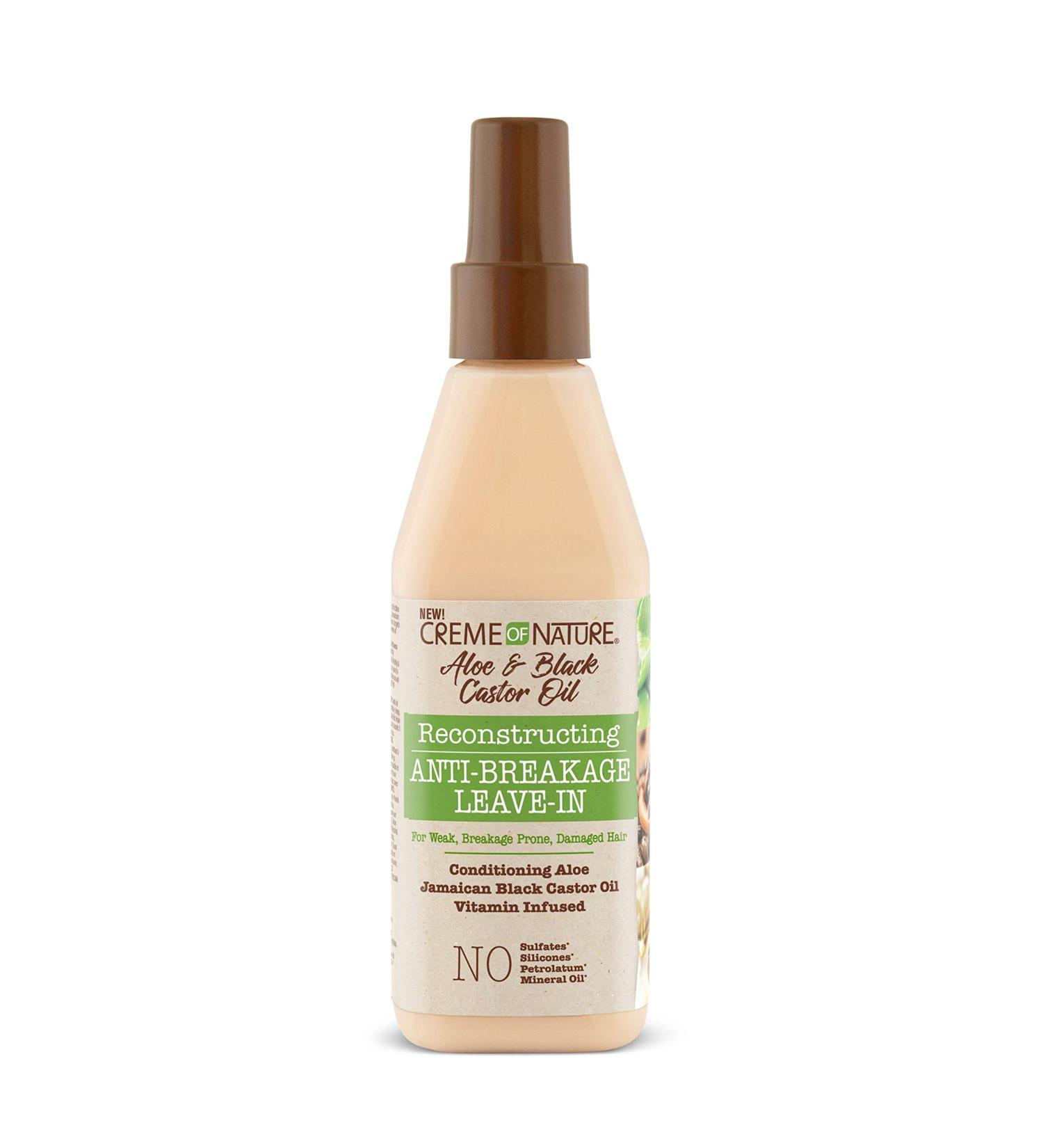 Creme of Nature Aloe & Black Castor Reconst Leave-In 236.5 ml unique standard