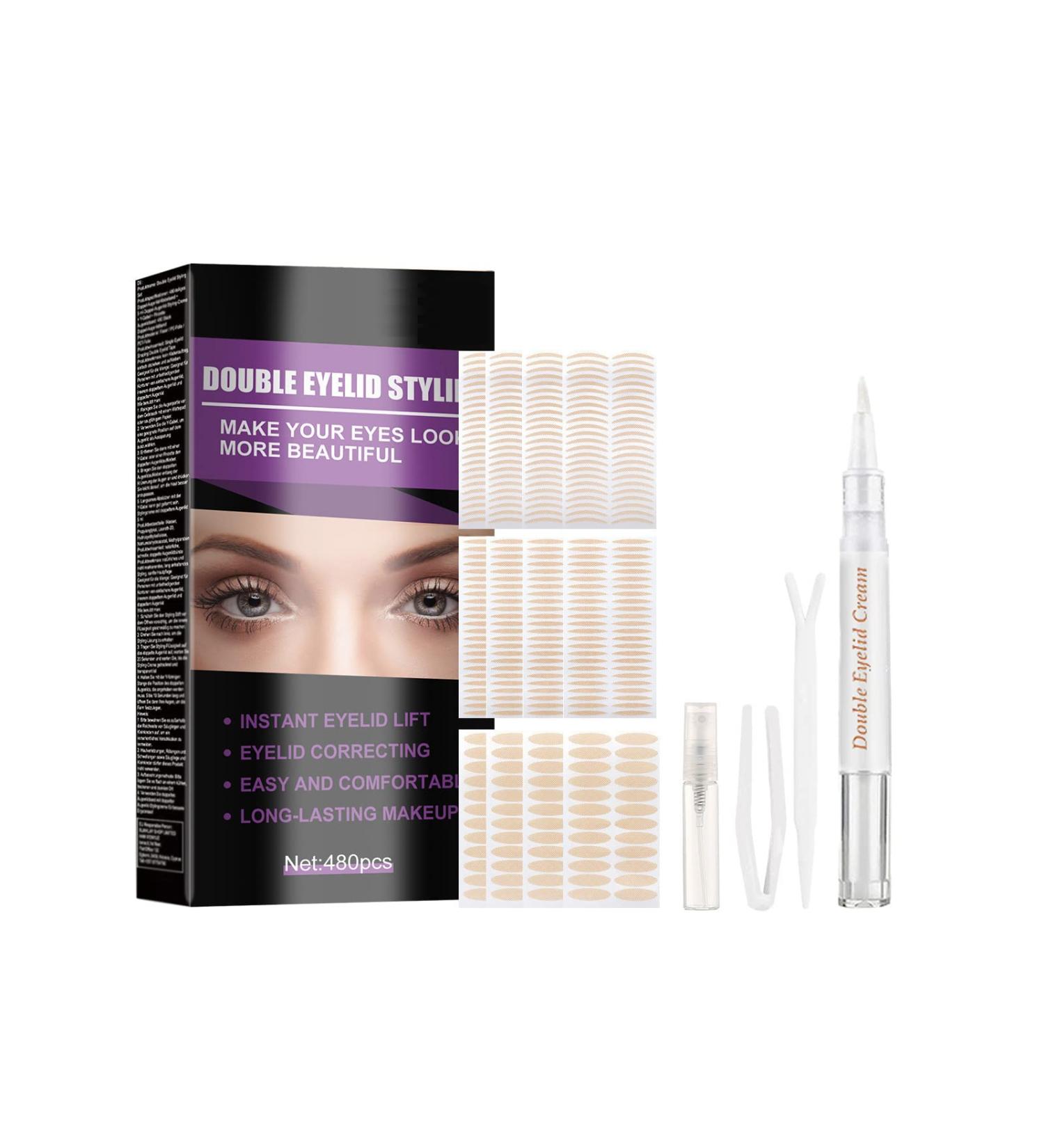 Invisible Eyelid Tape for Hooded Eyes - Lids by Design Eyelid Strips - Waterproof, Sweat Resistant, Comfortable & Breathable - 3 Sizes Available - Buy Online on GoSupps.com