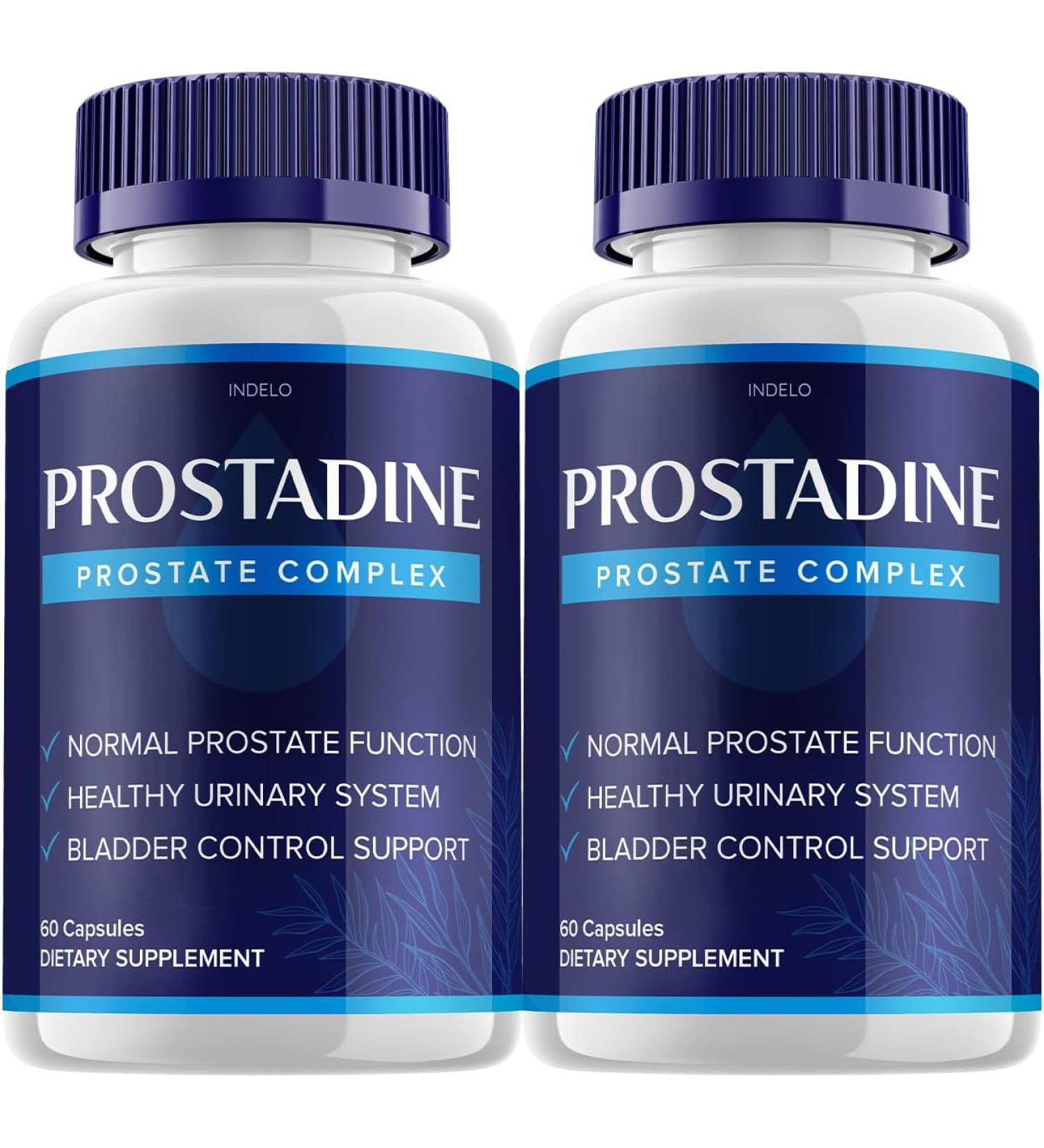 Indelo Prostadine Official Prostadine Drops Formula Prostadine Supplement Maximum Strength Prostatine Drops 120 Capsules - Pack Of 2 - Buy Online on GoSupps.com