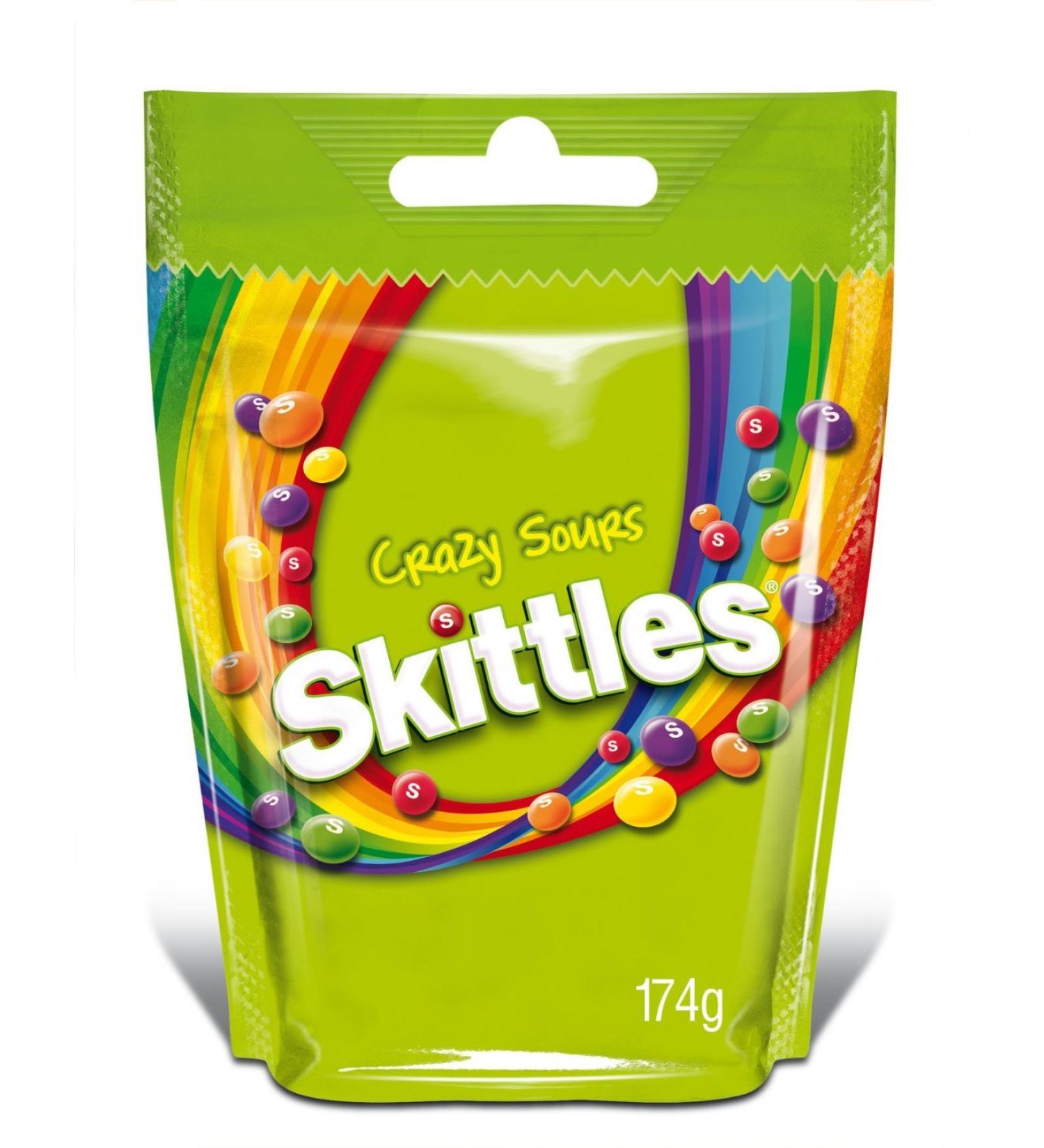 Skittles Crazy Sours Candy - 6 x 174g