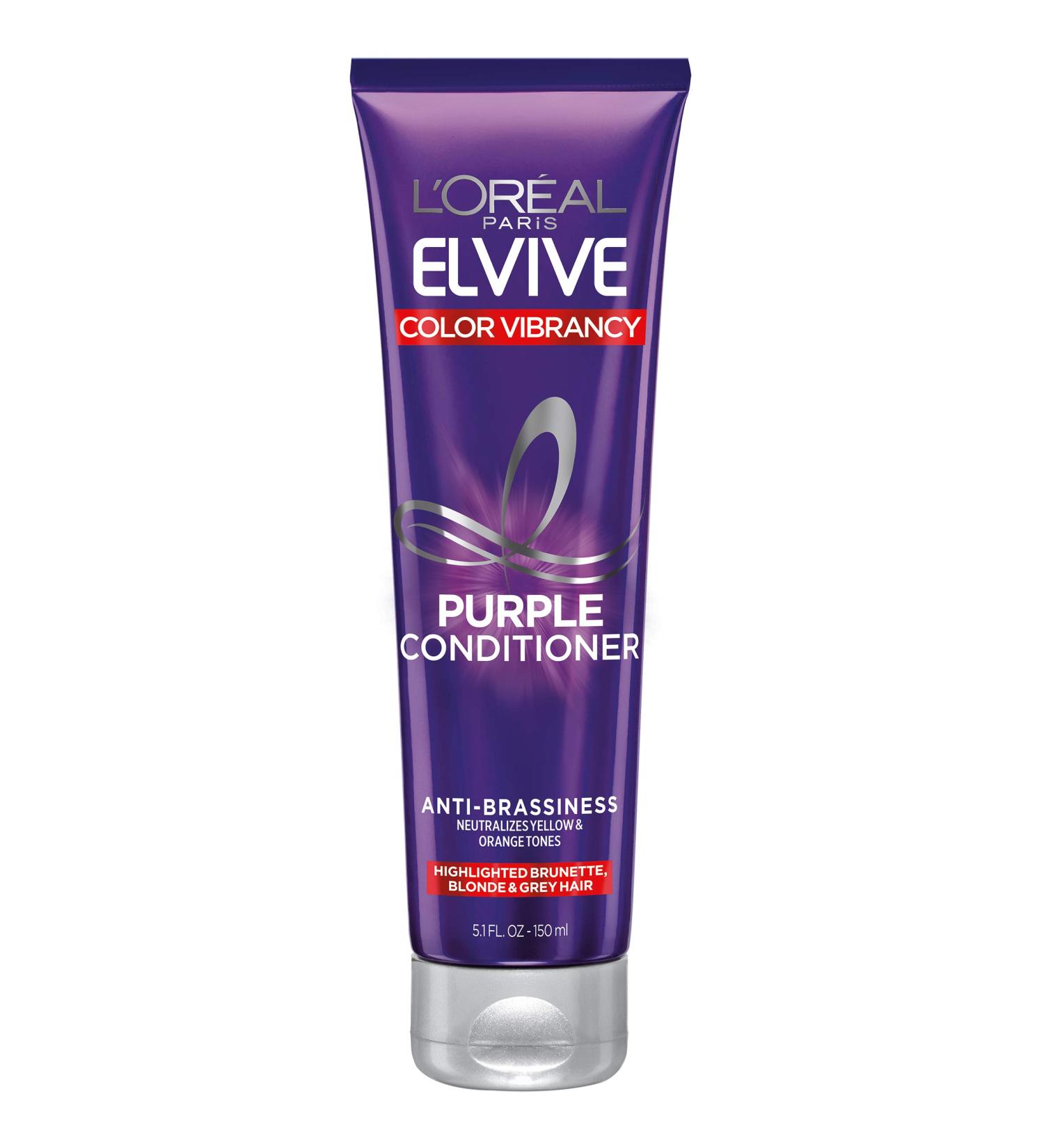 L'Oreal Elvive Color Vibrancy Purple Conditioner 5.1 oz | Vibrant Hair Care - Buy Online on GoSupps.com