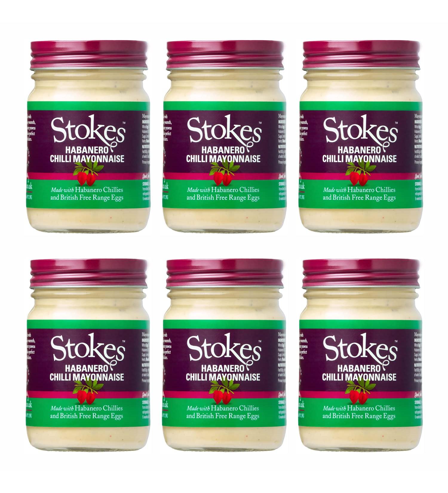 Stokes Habanero Chilli Mayonnaise 205g - Pack of 6