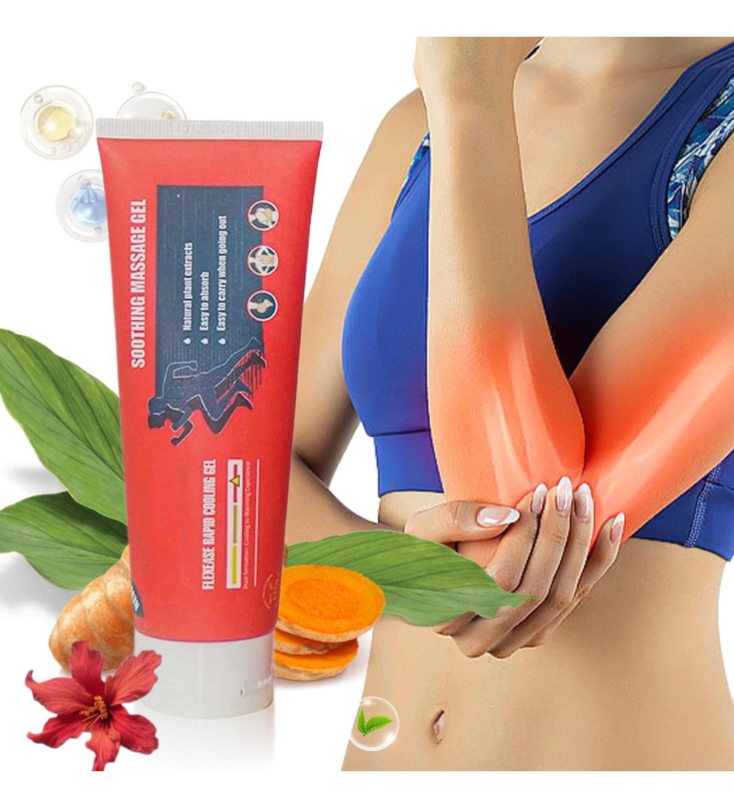 Joint Gel Soothing Cream Fast-Acting Soothing Gel 120g for Joint Comfort: Shoulders Back Legs Hands Neck Feet - Buy Online on GoSupps.com