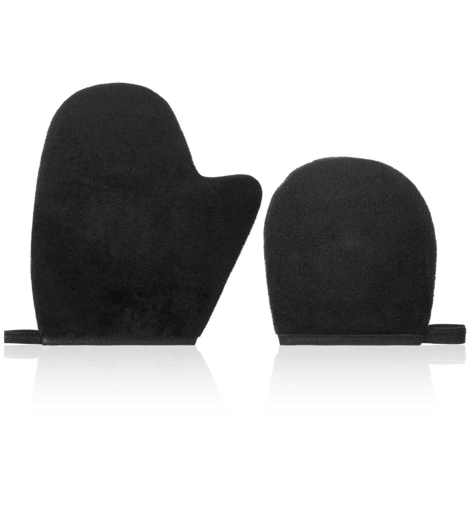 Lnngub 2 Pcs Self Tanning Mitt Tanning Glove Black Tanning Mitts Self Tanner Self Tan Mitt Tanning Mitt Face Tanning Mitt Tanning Gloves for Self Tan Lotion Tanning Mitt Back Applicator for Men Women - Buy Online on GoSupps.com
