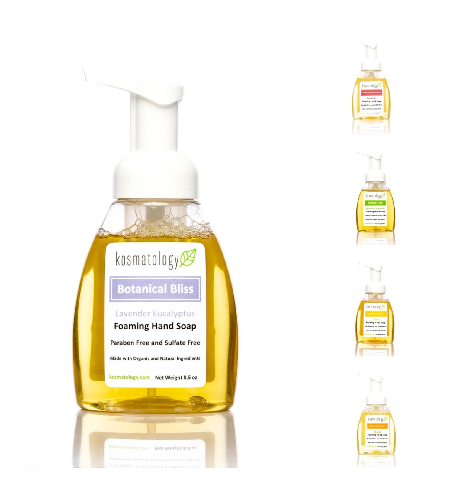 Kosmatology Botanical Bliss Lavender-Eucalyptus Organic Foaming Hand Soap 8.5 fl oz - Pack of 1 - Buy Online on GoSupps.com