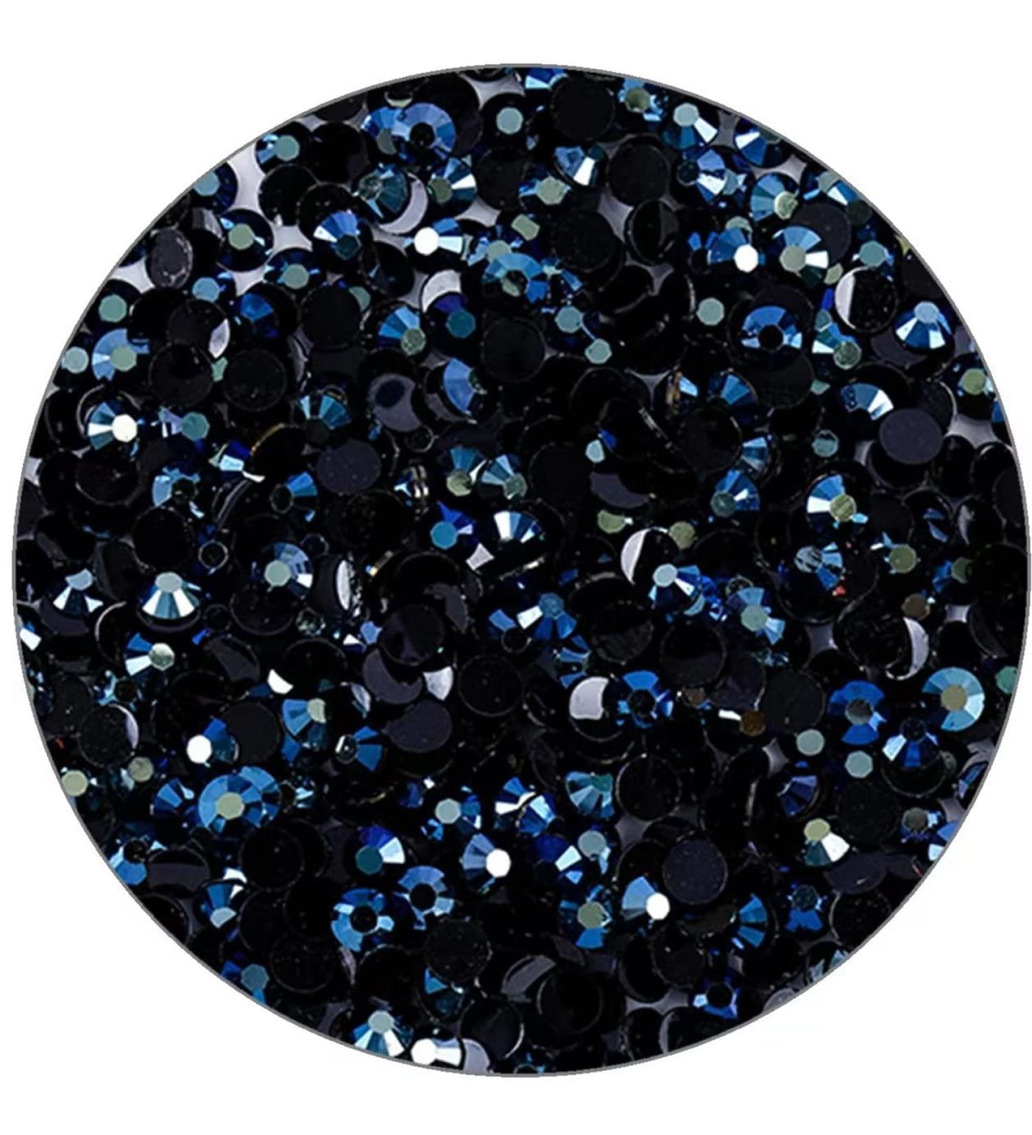 Buy 1000 SS20 5mm Flatback Rhinestones - Clear AB Crystals for Nail Art & DIY Crafts - Ink-Blue Glitter Stones - Buy Online on GoSupps.com