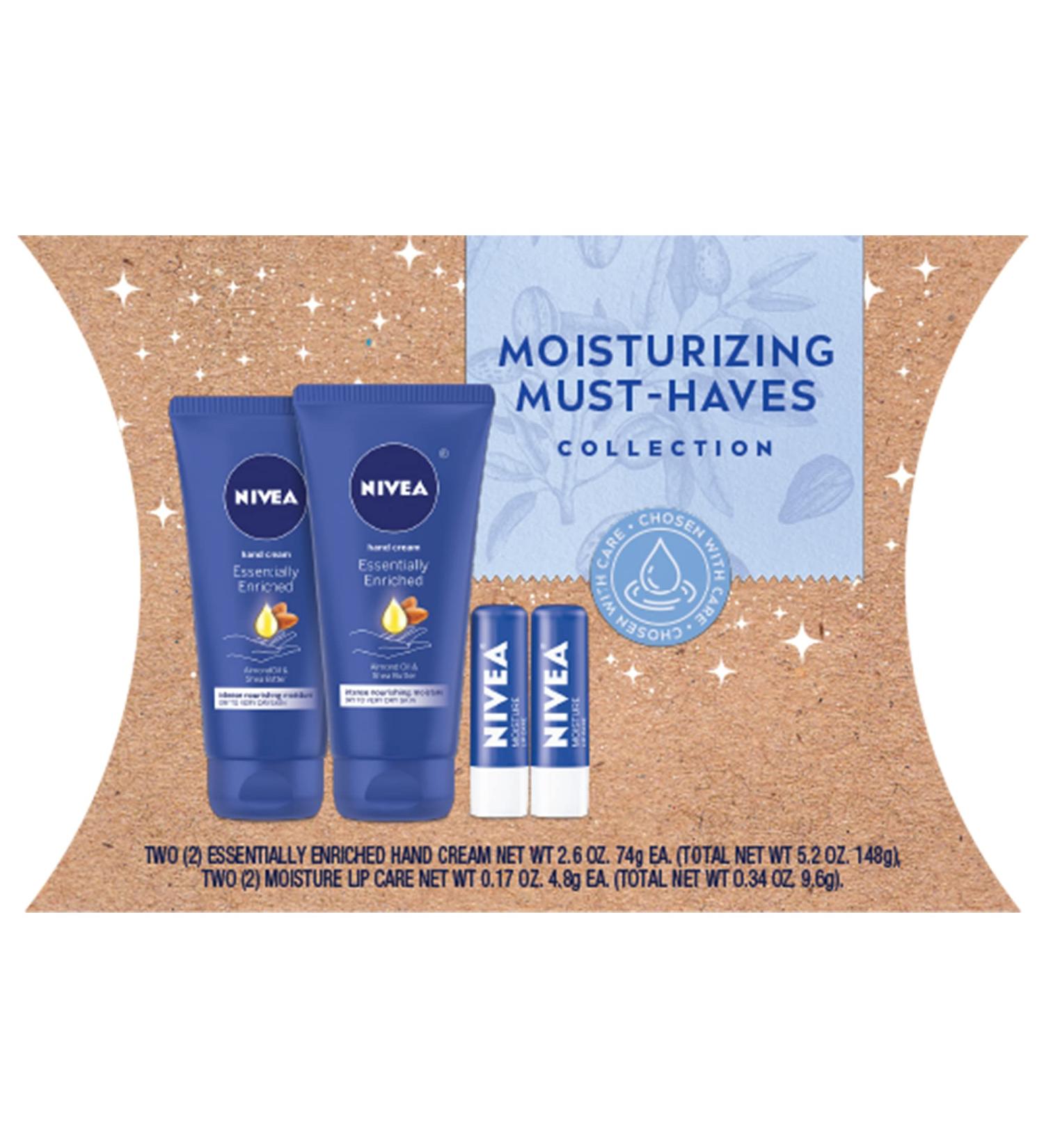 Moisturizing Hand Cream and Lip Balm Gift Set - 4 Piece Must-Haves - Buy Online on GoSupps.com