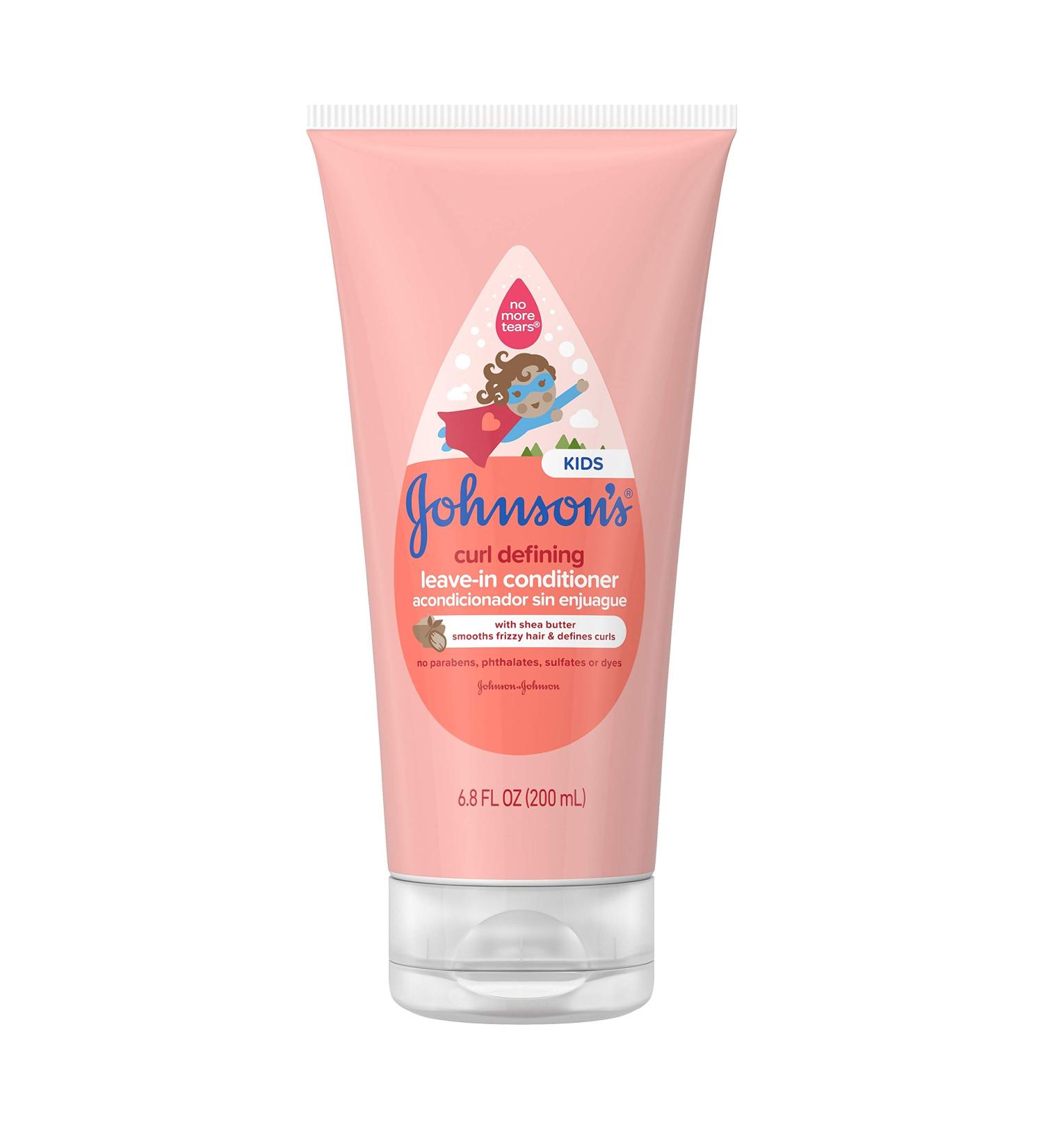 Johnson's Curl Defining Leave-in Conditioner for Kids - Tear-Free  Hypoallergenic  Paraben & Sulfate-Free  6.8 fl. oz - Buy Online on GoSupps.com