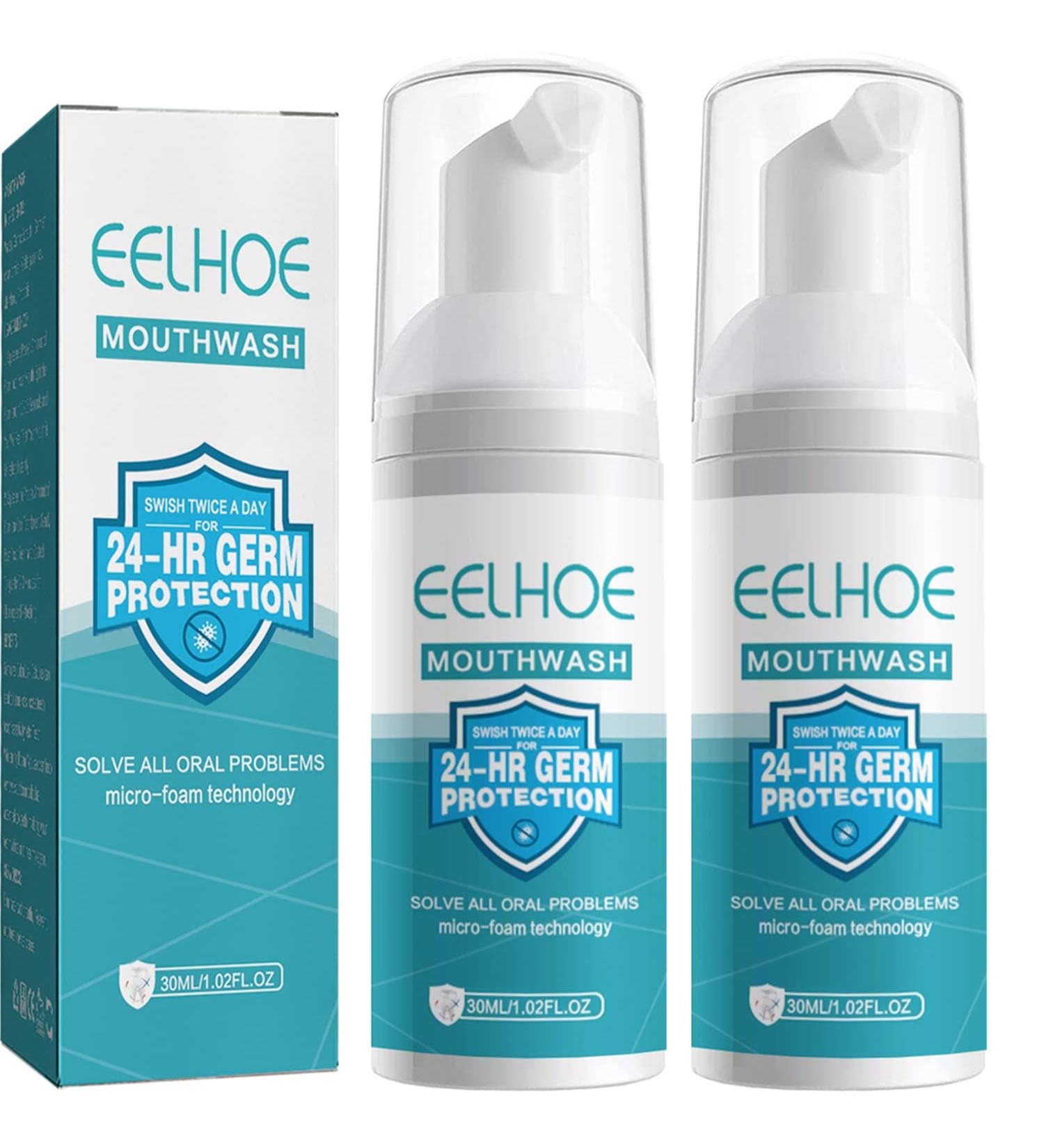 TeethAid Mouthwash & Foam Toothpaste | Fluoride-Free Oral Care & Whitening Booster for Fresh Breath - Buy Online on GoSupps.com