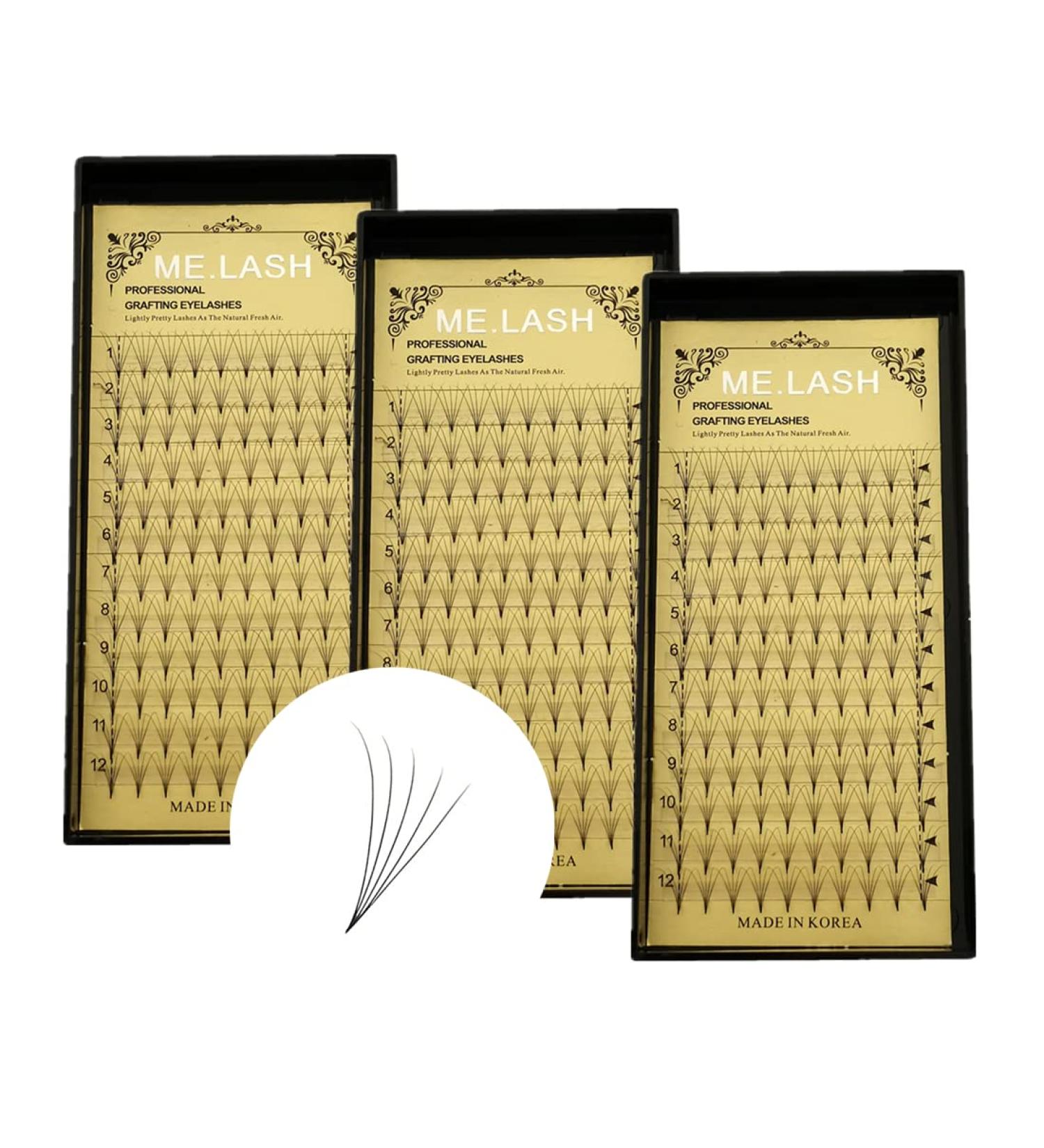 Buy 5D Grafting False Eyelash Extensions | Natural Style 0.07mm C Curl Volume | 3 Trays of Pre Made Fans - International Shipping - Buy Online on GoSupps.com