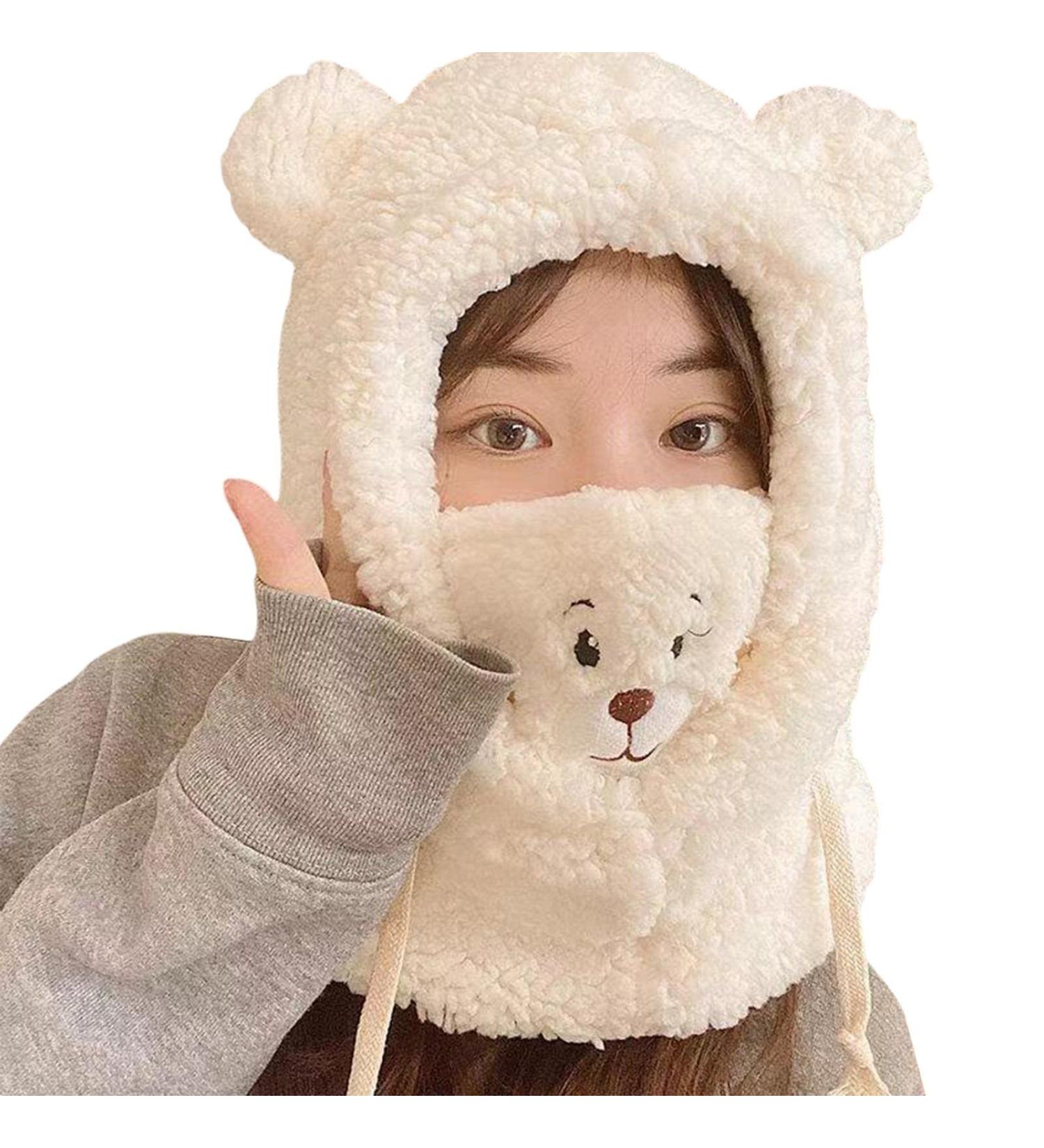 Kept Feed Cute Hoods Caps - Soft Neck Warmer & Facial Protection for Women & Girls | Winter Hoodie & Hat for Ultimate Warmth - Buy Online on GoSupps.com