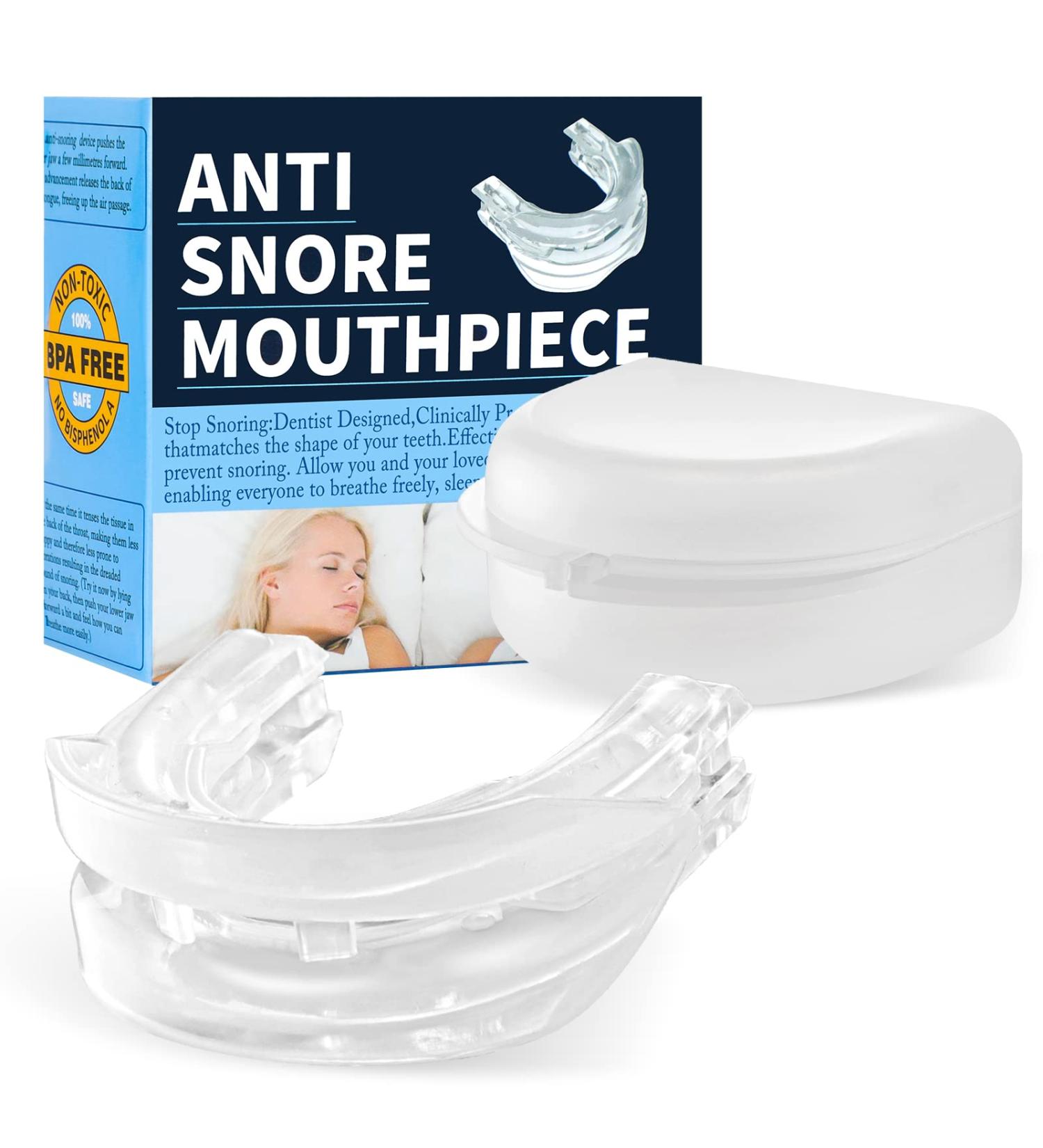 Anti Snoring Mouthpiece - Comfort Size Snoring Solution for Better Sleep | Adjustable for Men/Women - Buy Online on GoSupps.com
