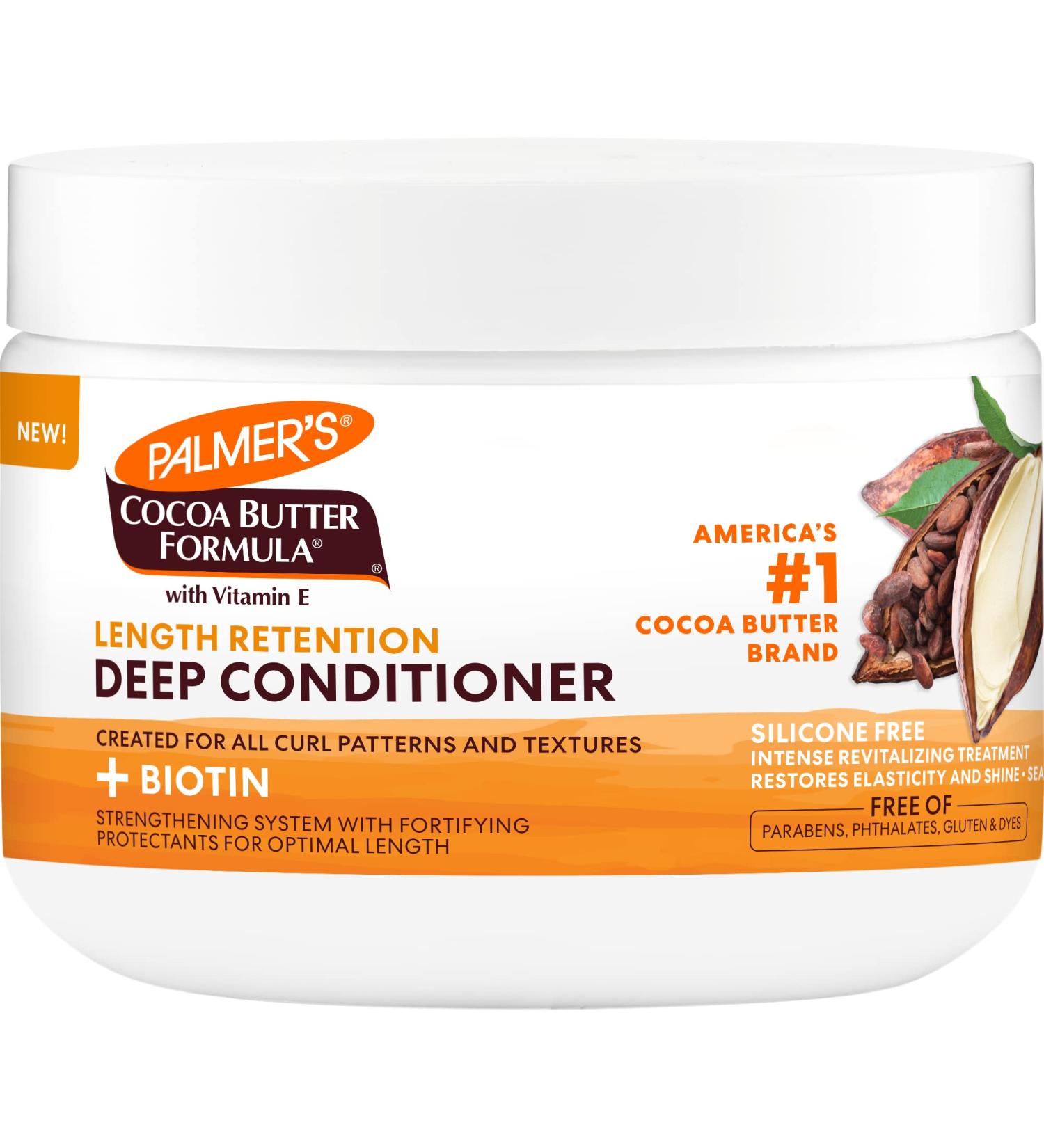 Palmer's Cocoa Butter & Biotin Deep Conditioner - Strengthen, Nourish, Restore Elasticity & Shine - 12 oz - Curly Hair - Pack of 1 - Buy Online on GoSupps.com