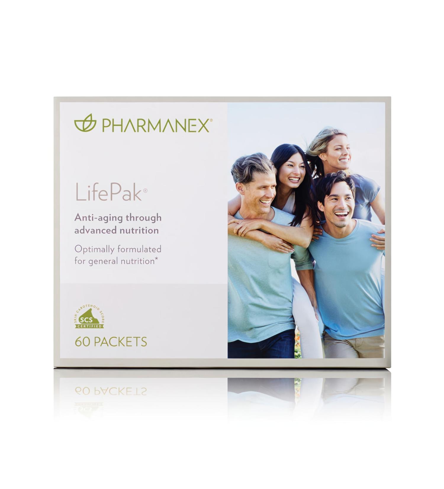 Pharmanex Nu Skin LifePak Advanced Nutritional Supplement for Adults | 60 Daily Packets | Aging, Digestive, and Gut Health Formula with Essential Vitamins, Minerals, and Phytonutrients - Buy Online on GoSupps.com