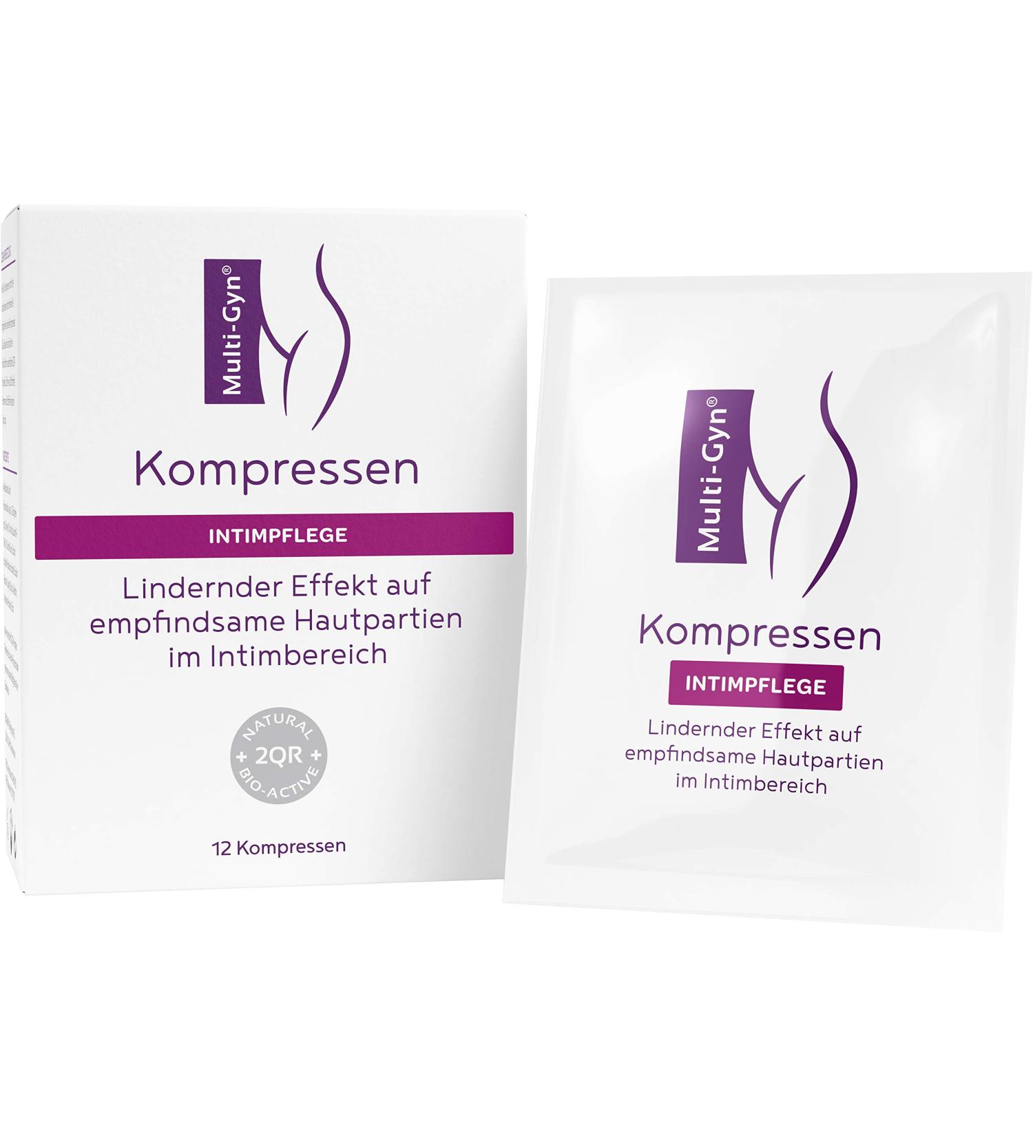 Multi-Gyn Compresses - Soothing Intimate Care for Postpartum Relief - Fragrance & Hormone-Free - 12 Compresses - Buy Online on GoSupps.com