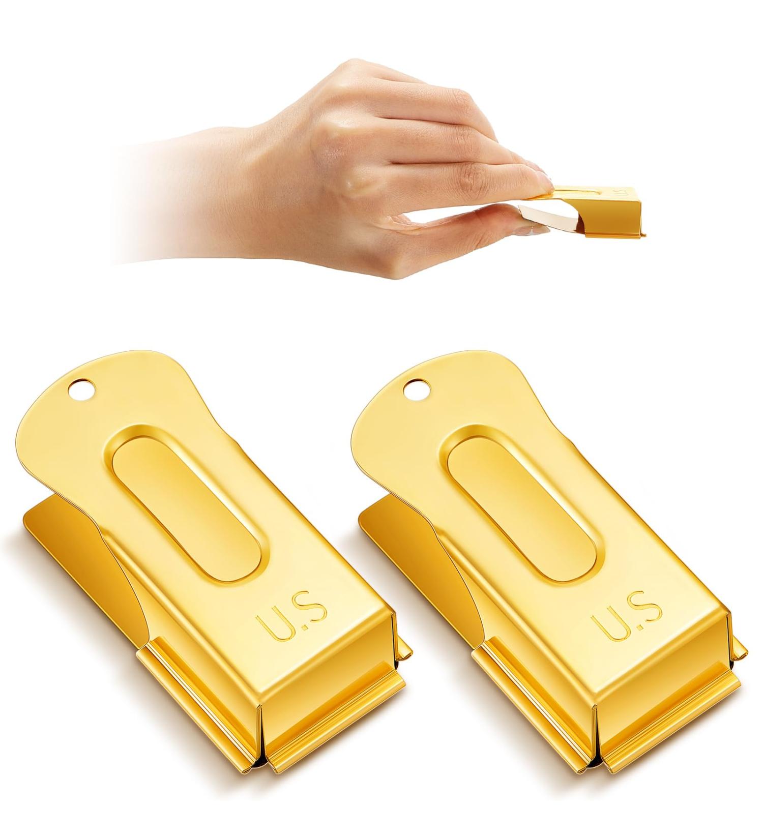 Vercanmonth 2-Piece Brass Pet Training Clicker Set - Metal Dog & Cat Clickers for Puppy Training | Gold - Buy Online on GoSupps.com