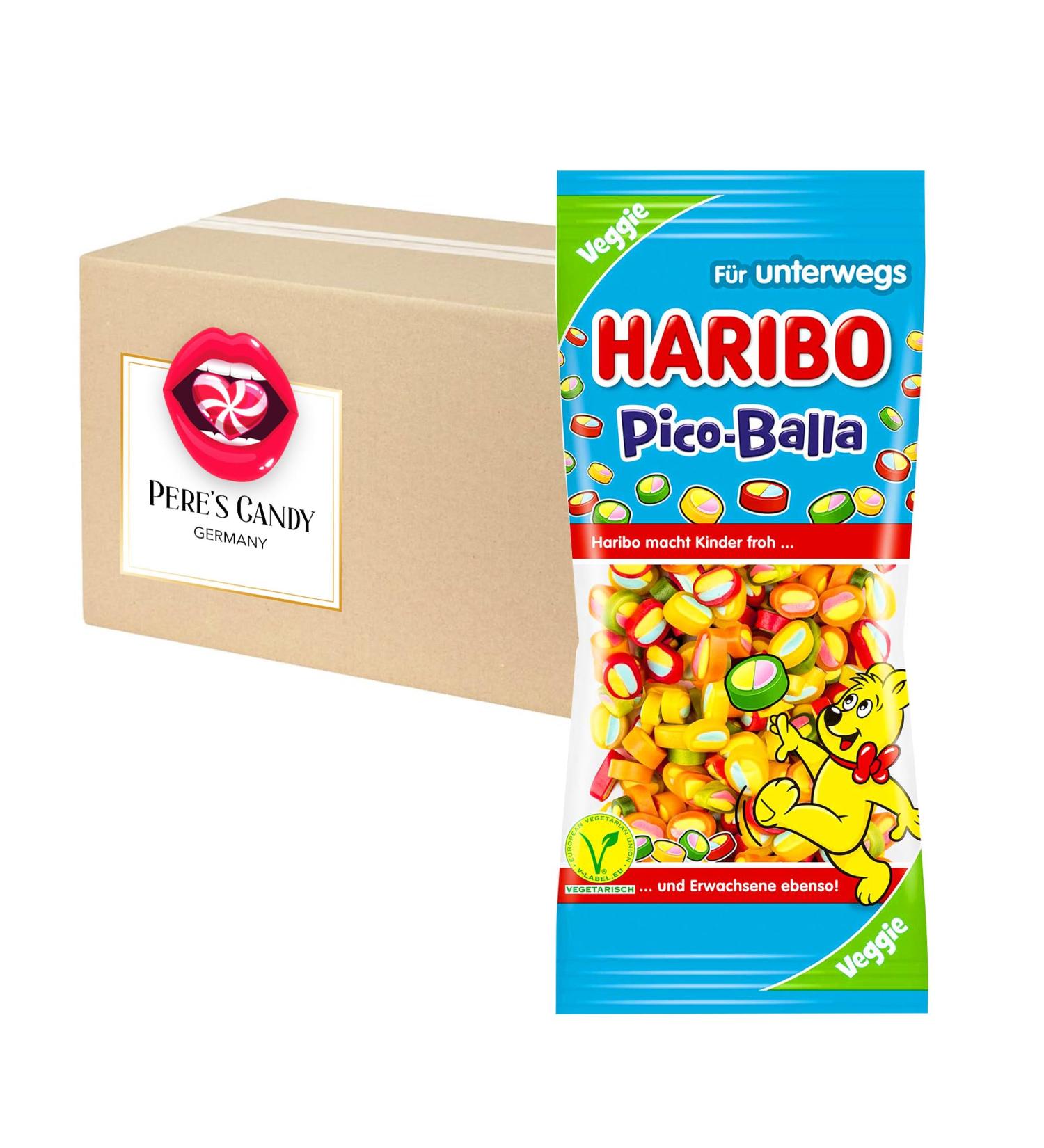 Buy Haribo Pico Balla Veggie 12-Pack (12 x 65g) - Free Gift from Pere's Candy | International Shipping Available - Buy Online on GoSupps.com