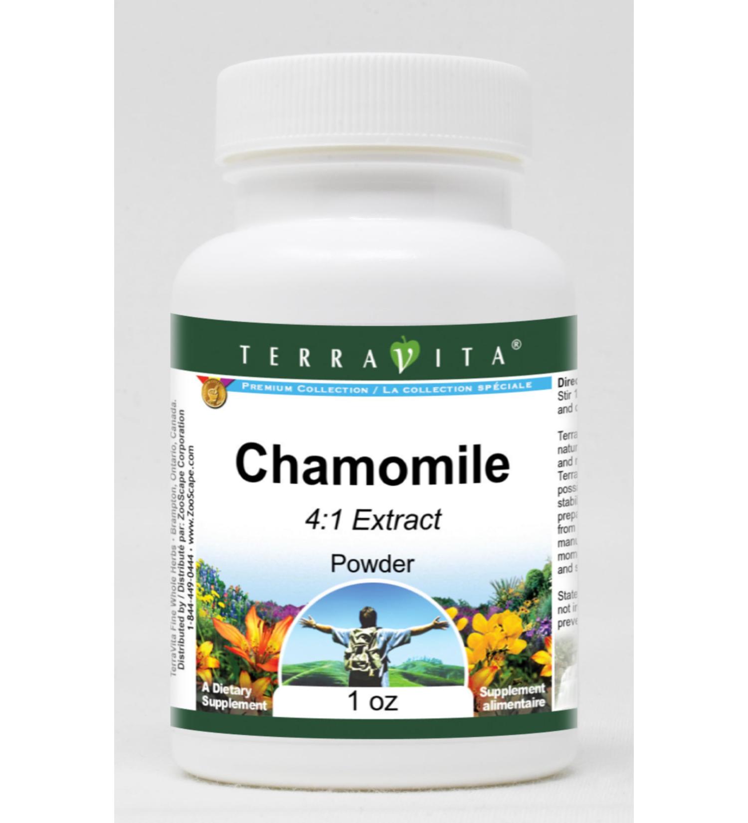 Chamomile 4:1 Powder (1 oz ZIN: 519597) - Buy Online on GoSupps.com