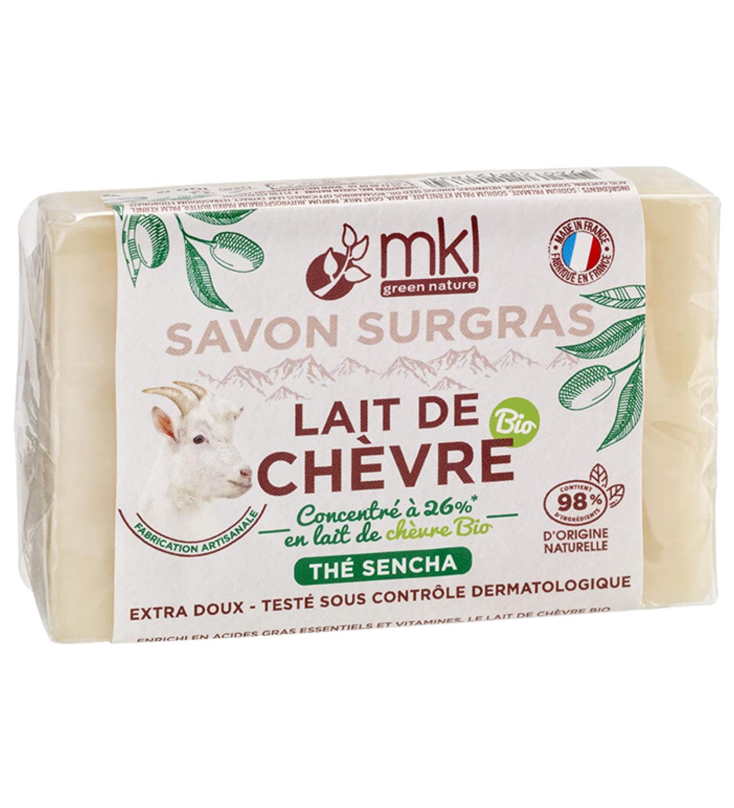 MKL Green Nature Goat Milk Organic Soap Sencha 100 g