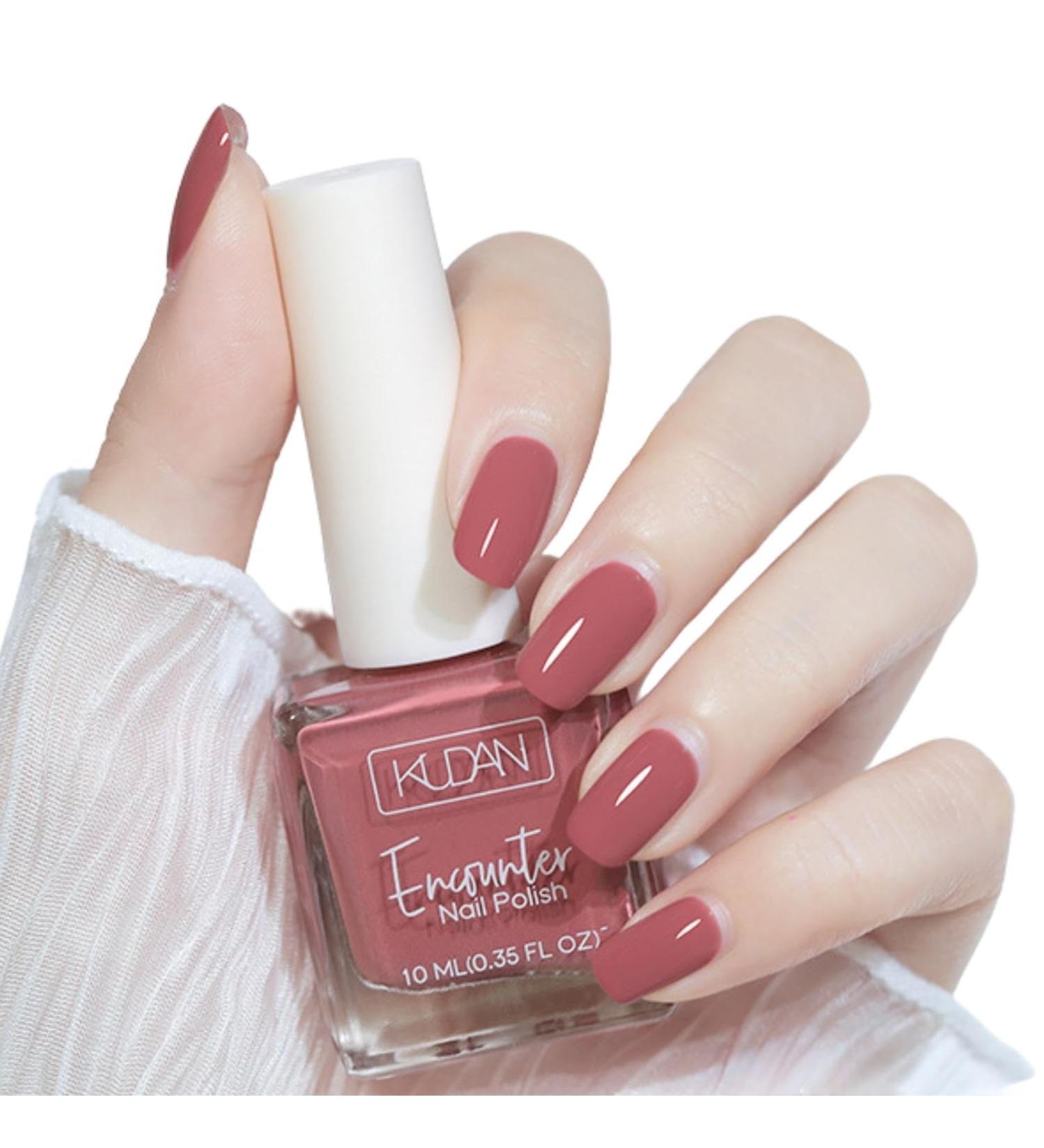 Pink Peel-Off Nail Varnish | Quick Dry Long Lasting Pastel Nude Nail Polish | Breathable & Natural Nail Art - 41CinnamonSoy - Buy Online on GoSupps.com