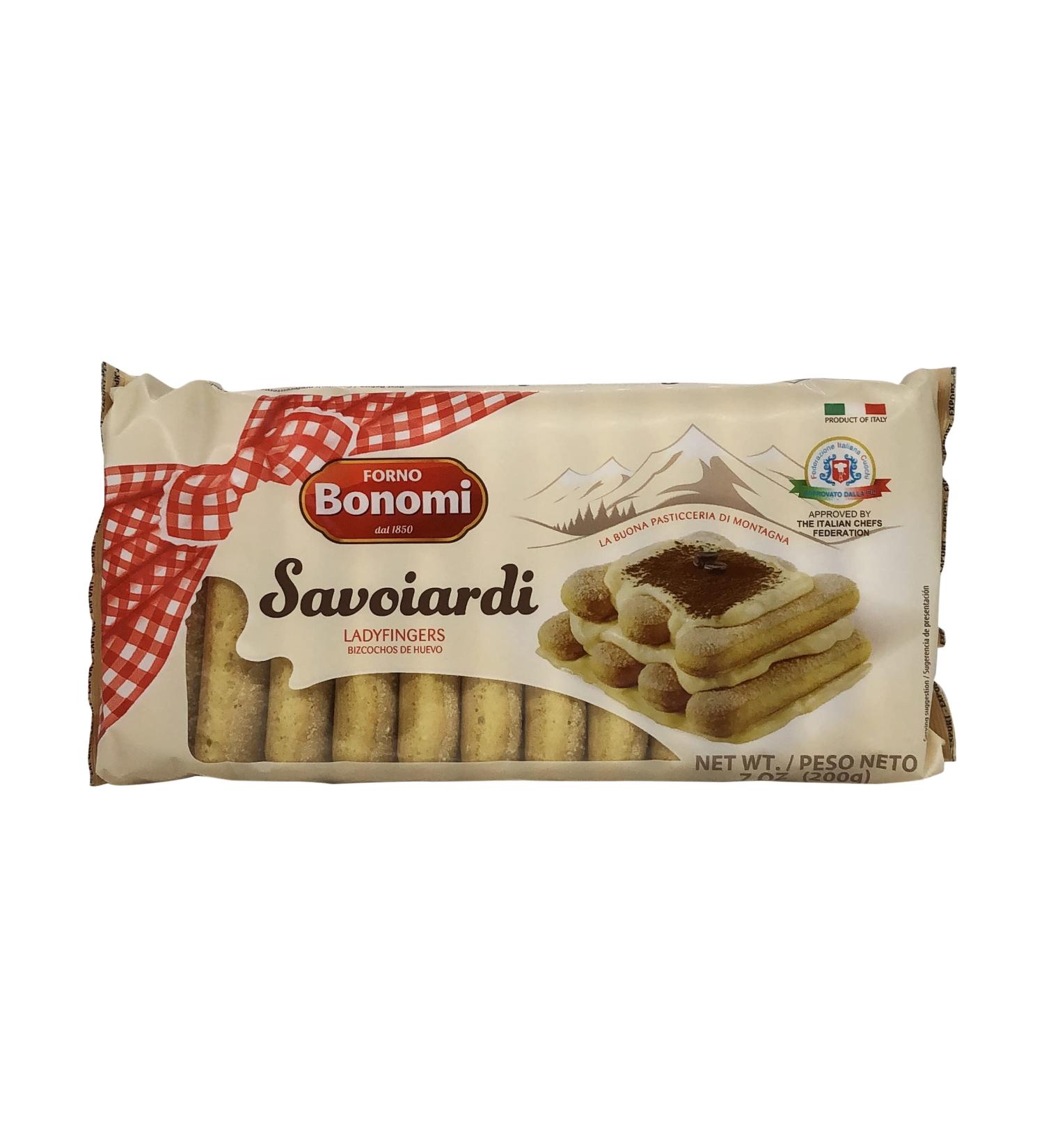 Forno Bonomi Ladyfingers 200g (7 oz) - Authentic Italian Savoiardi Cookies - Buy Online on GoSupps.com