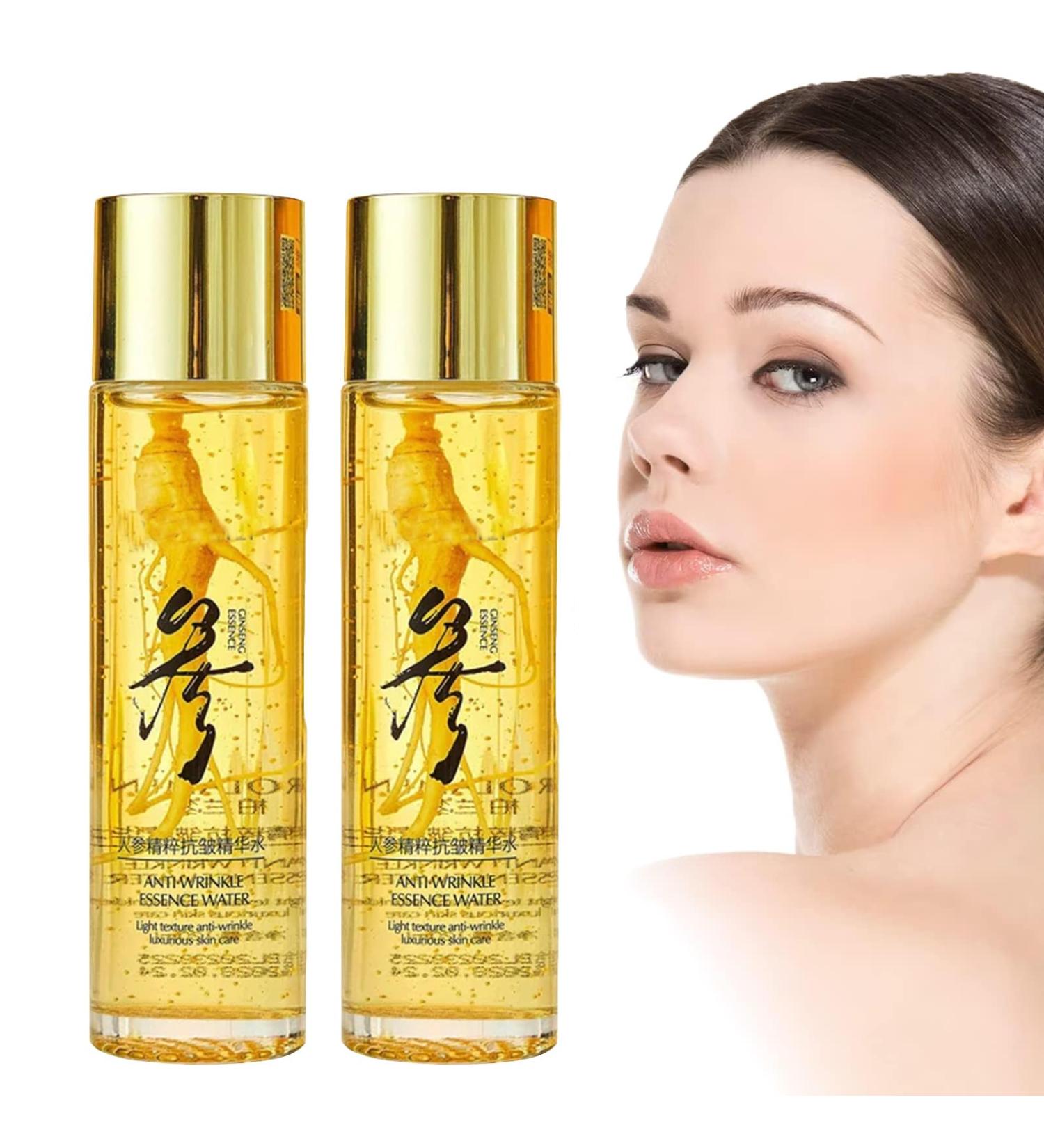 S rum pour le Visage au Ginseng Ginseng Anti-rides Essence Extrait de Ginseng Anti-ride l'Huile S rique D'origine Hydratant Combattant la Perte de Collag ne Am liore l'Affaissement (2PCS) - Buy Online on GoSupps.com
