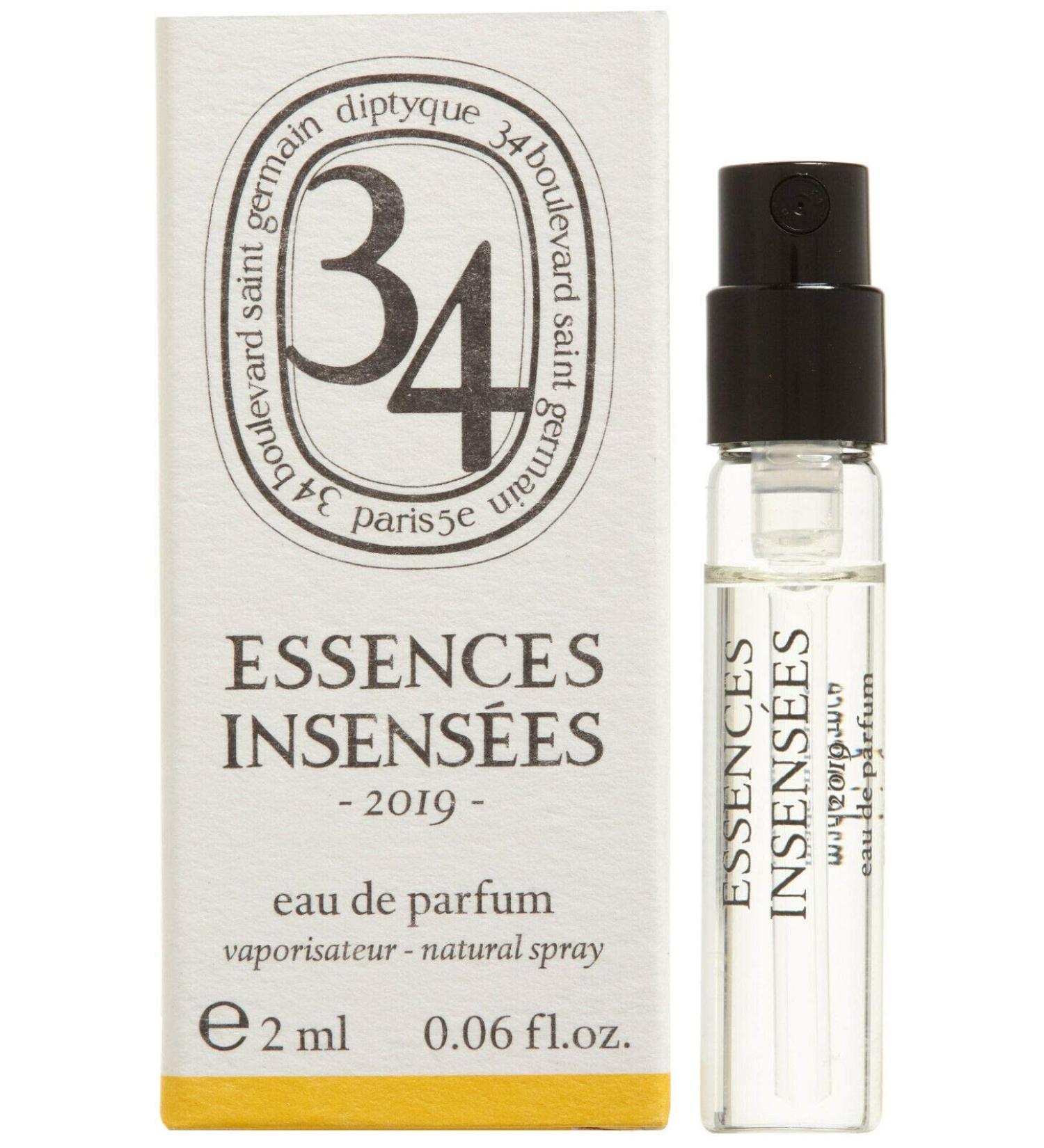 Diptyque 34 Essences Insensees 2019 Perfume .06 oz Travel Size