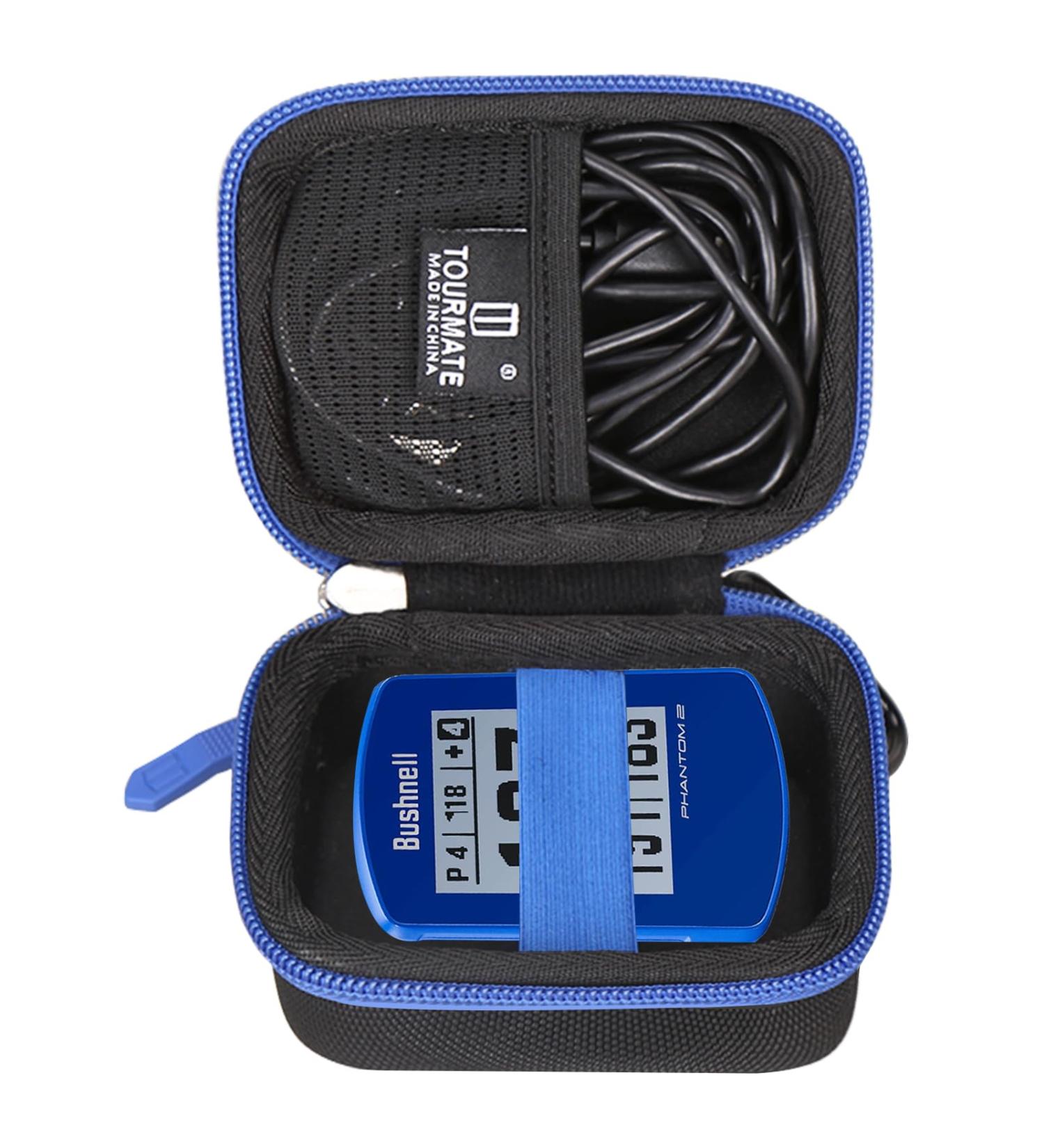 Tururmate Golf GPS Storage Bag - Compatible with Bushnell Phantom 2 & Wearable4u 3 Golf Tools Bundle | Blue Protective Cover - Buy Online on GoSupps.com