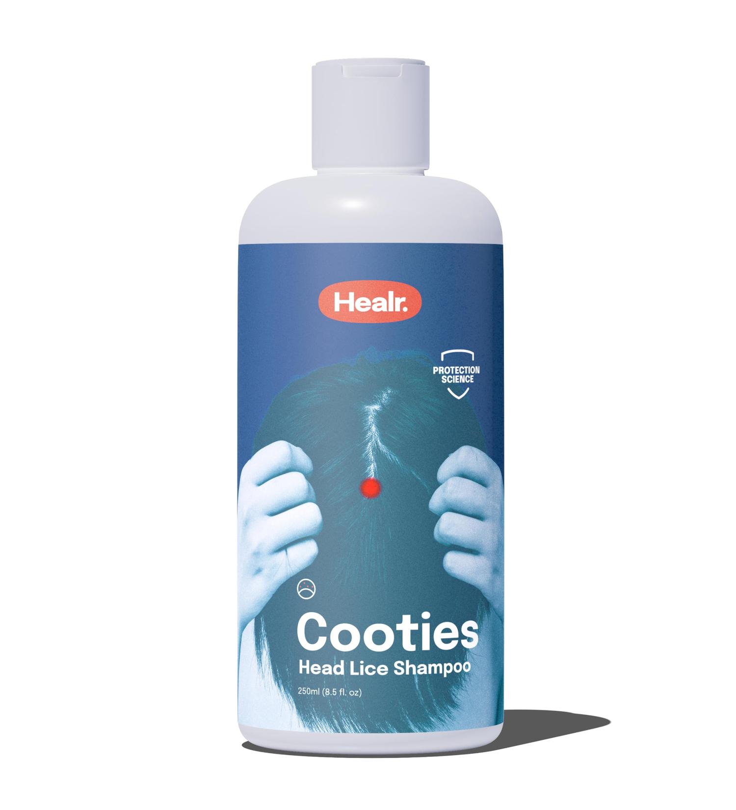 Healr Anti Lice Shampoo - 250ml - Rosemary Oil + Keratin - 2-in-1 Action: Strong Anti Lice and Nits Lotion + Hair Conditioner - Anti Lice and Nits Shampoo - Made in Germany - Buy Online on GoSupps.com