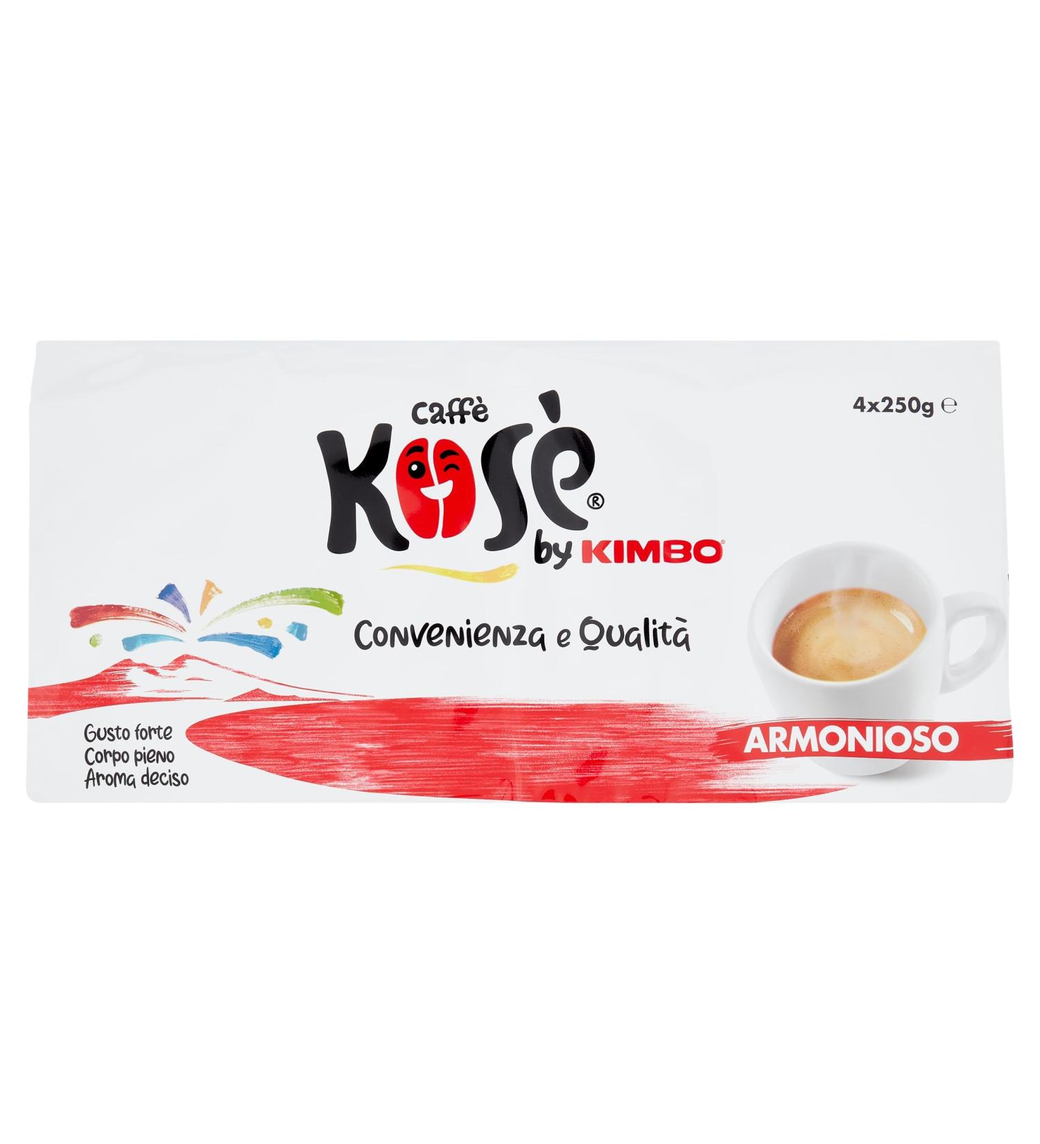 Kimbo Coffee Kos Armonioso 4x250g