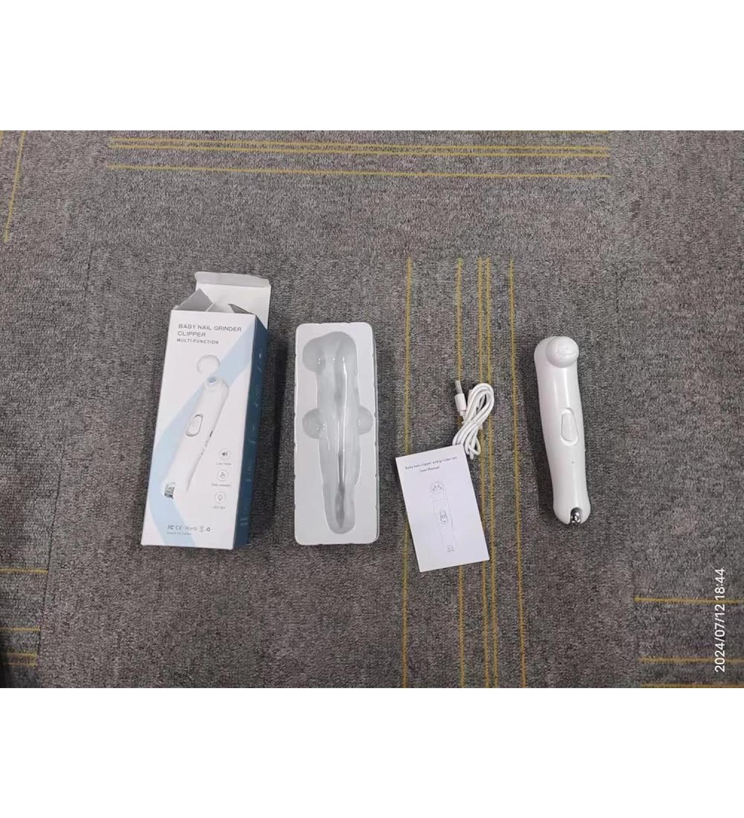 Electric Nail Clippers (White)
