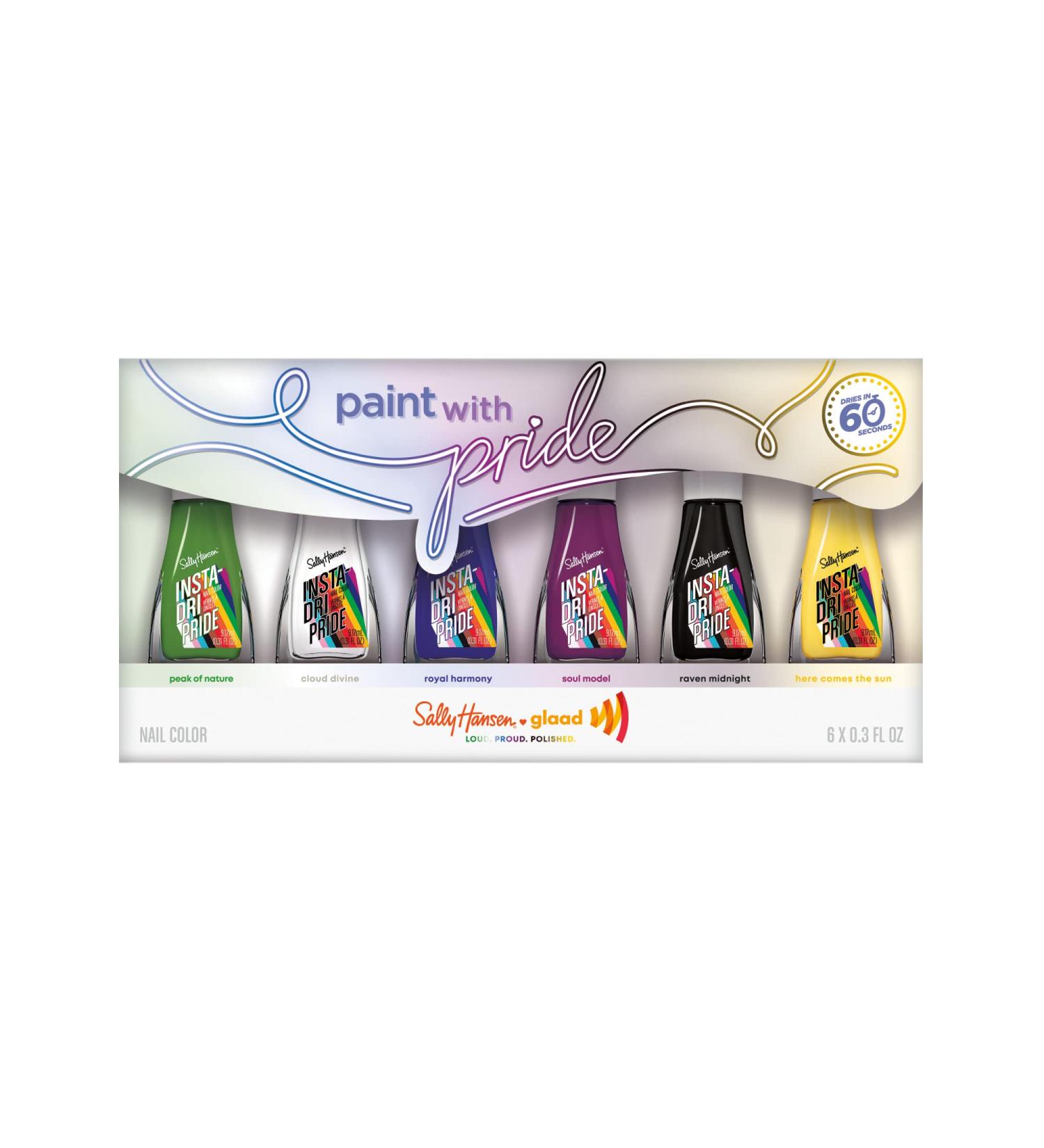 Sally Hansen x GLAAD All Gender Pride Gift Set - 6 Pack, 0.31 Fl Oz - Buy Online on GoSupps.com
