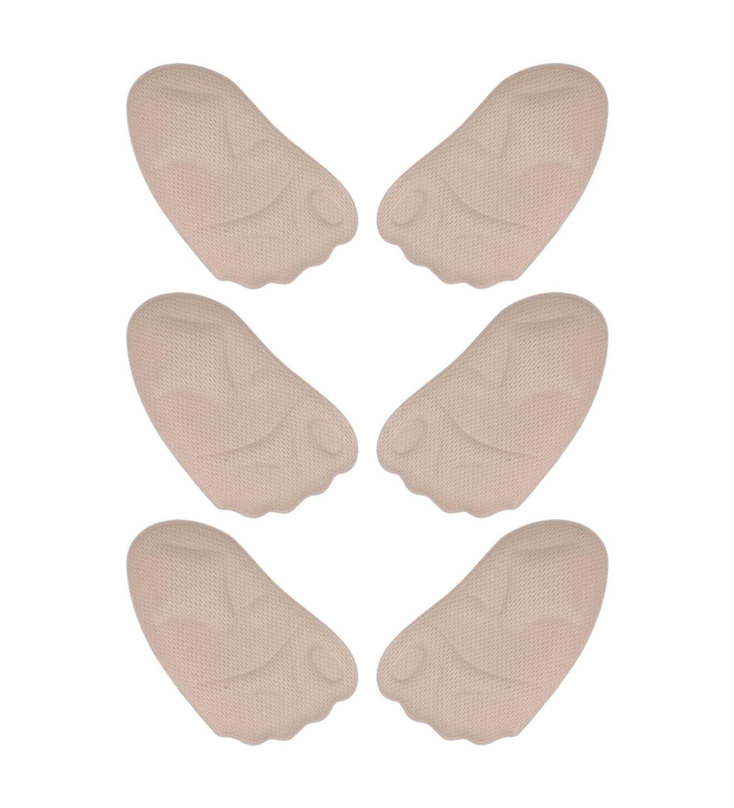 Buy Healifty Gel Metatarsal Pads - 3 Pairs Half Size Foot Sleeves for Runners & High Heels | Toe Spacer & Protector for Comfort - Buy Online on GoSupps.com