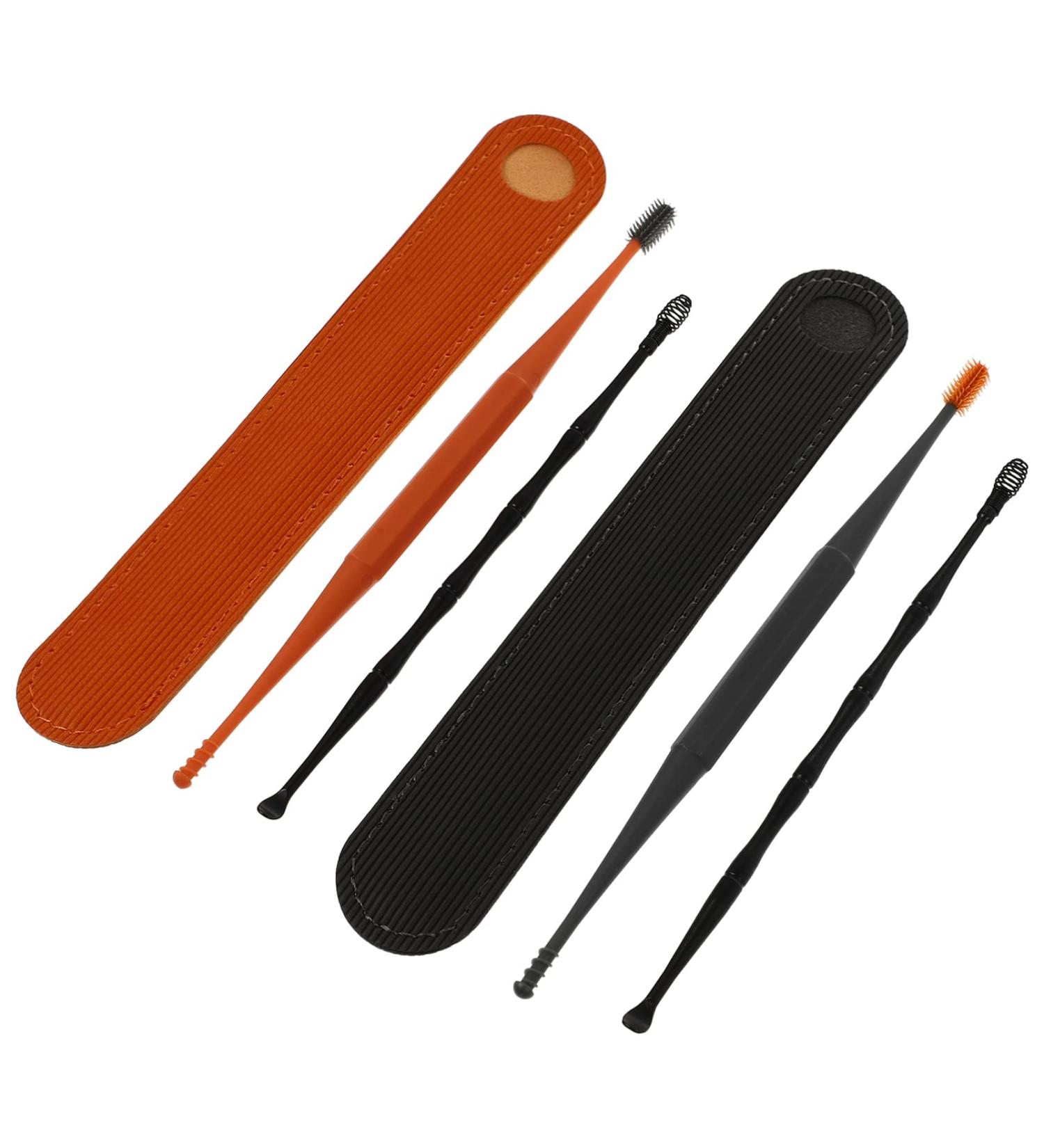 Spiral Massage Cleaner Set - Portable Double Digger Pickers for Adults - Assorted Colors - 2 Sets - Buy Online on GoSupps.com