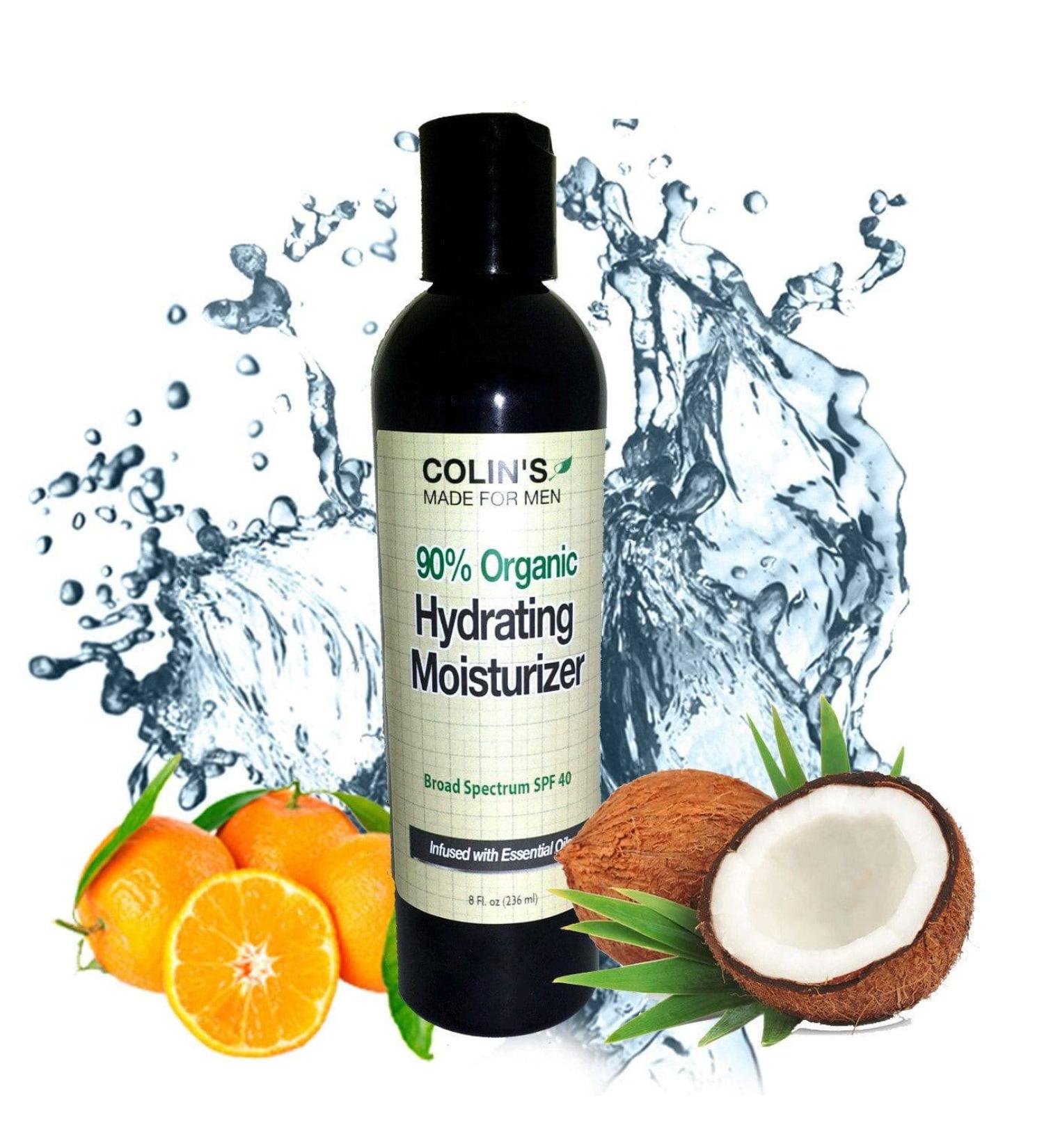 Glimmer Goddess Colin's Made for Men Organic Daily Moisturizer SPF 40 - Hydrating Skincare 8 oz | International Shipping Available - Buy Online on GoSupps.com