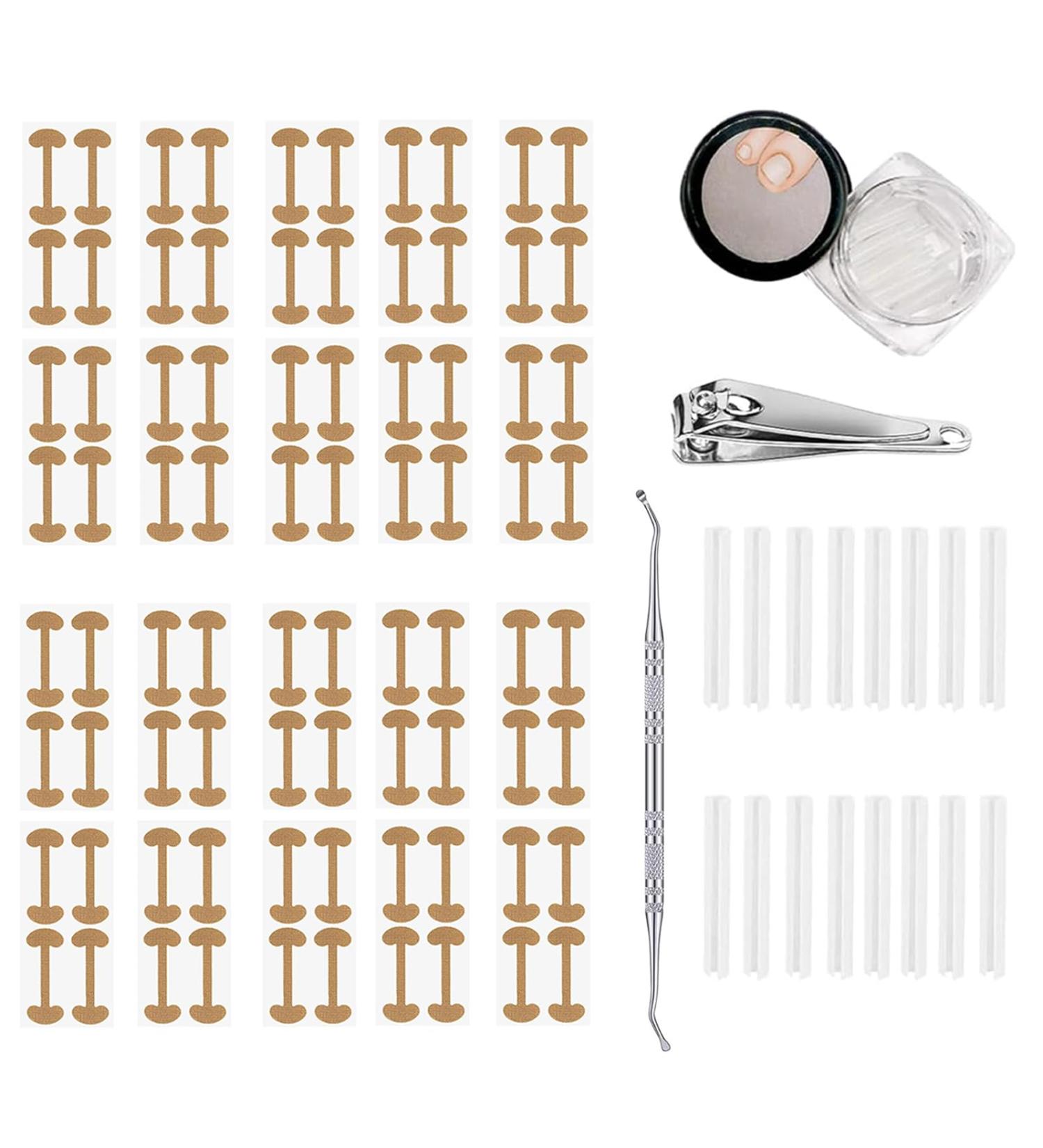 Landrain 105-Piece Ingrown Toenail Correction Set - Effective Treatment for Ingrown Toenails | International Shipping Available - Buy Online on GoSupps.com