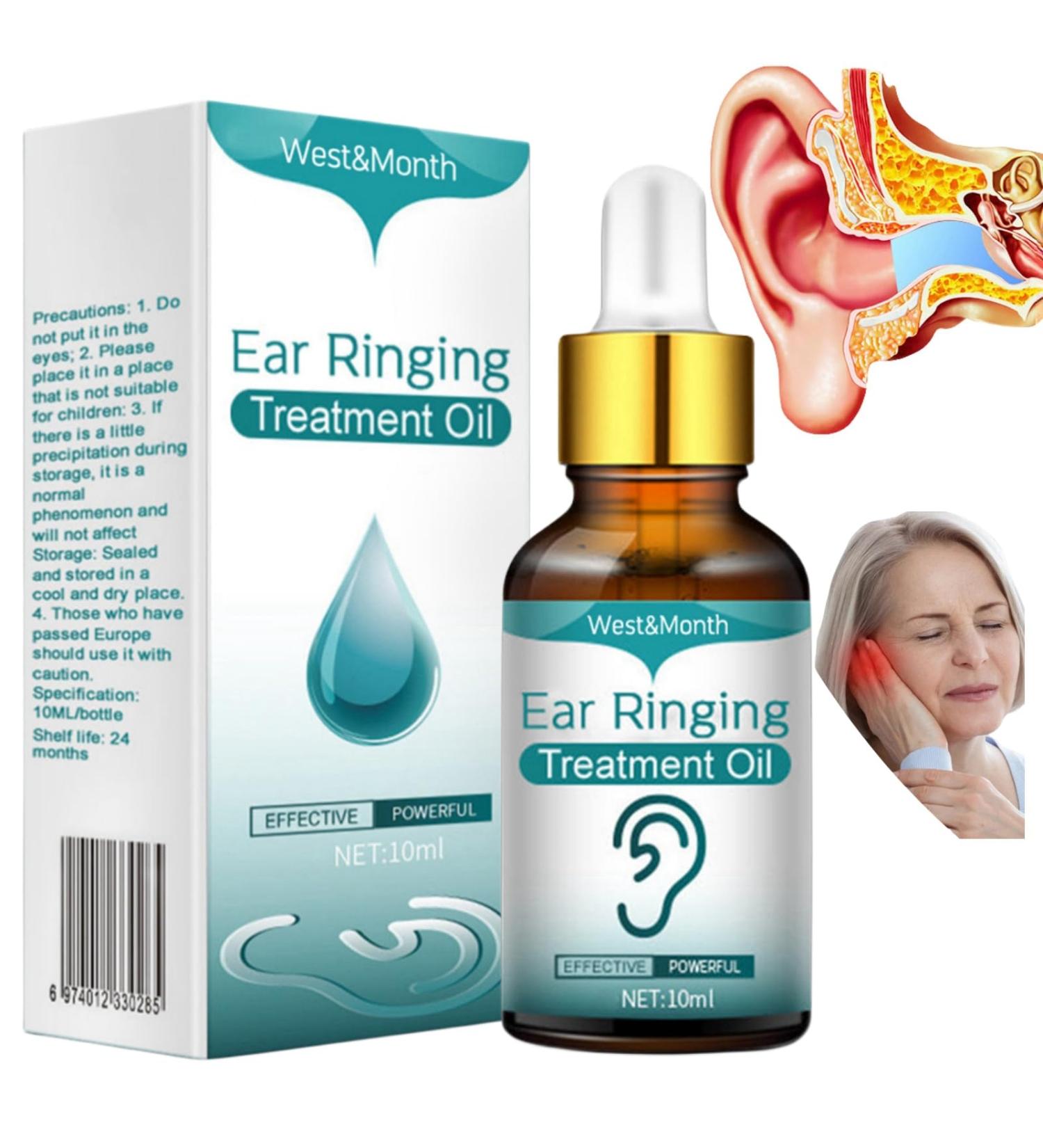 Ear Drops for Tinnitus and Ear Ache Relief - Effective Treatment for Ringing Ears - Buy Online on GoSupps.com